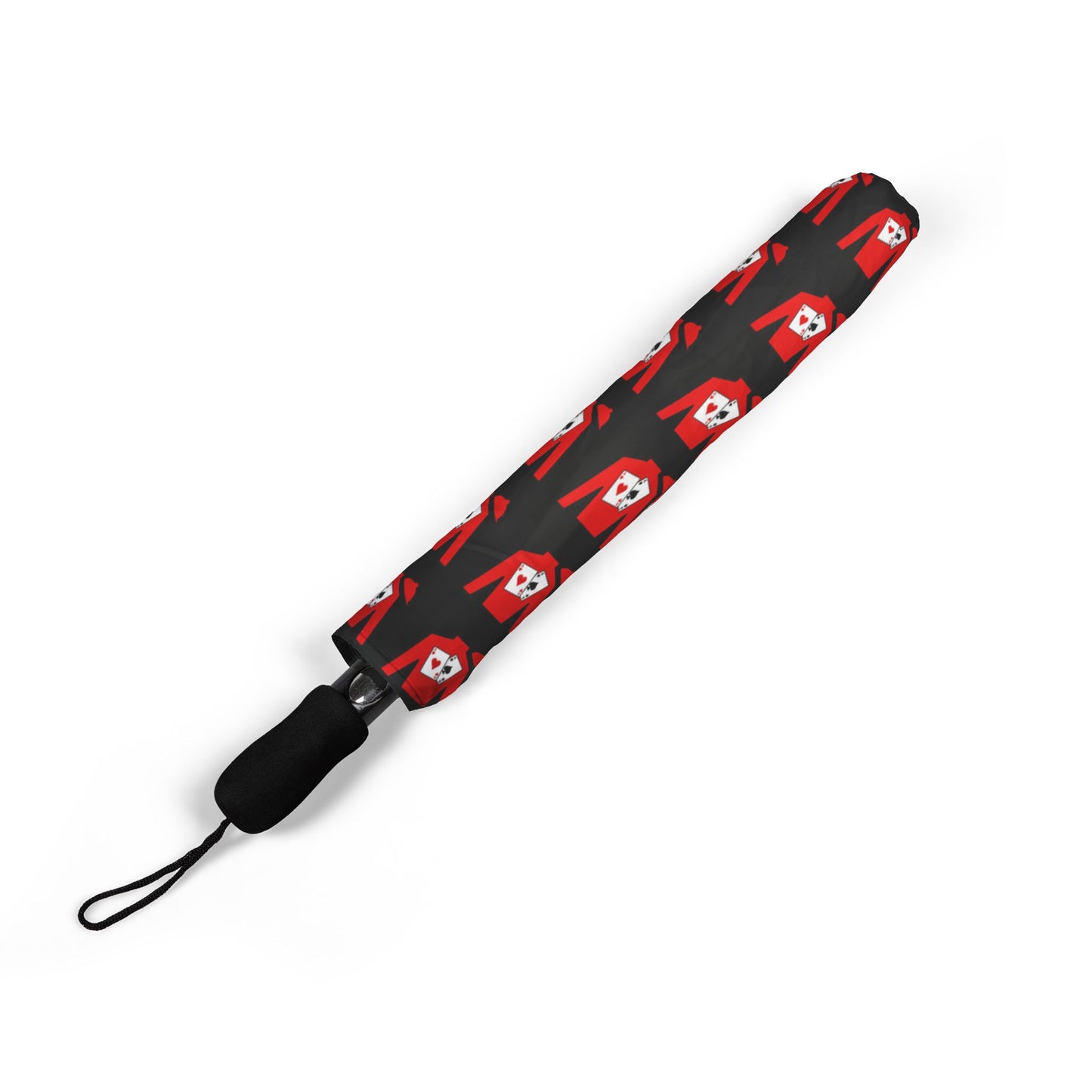 Copy of Semi-Automatic Foldable Umbrella - Silks pattern on black