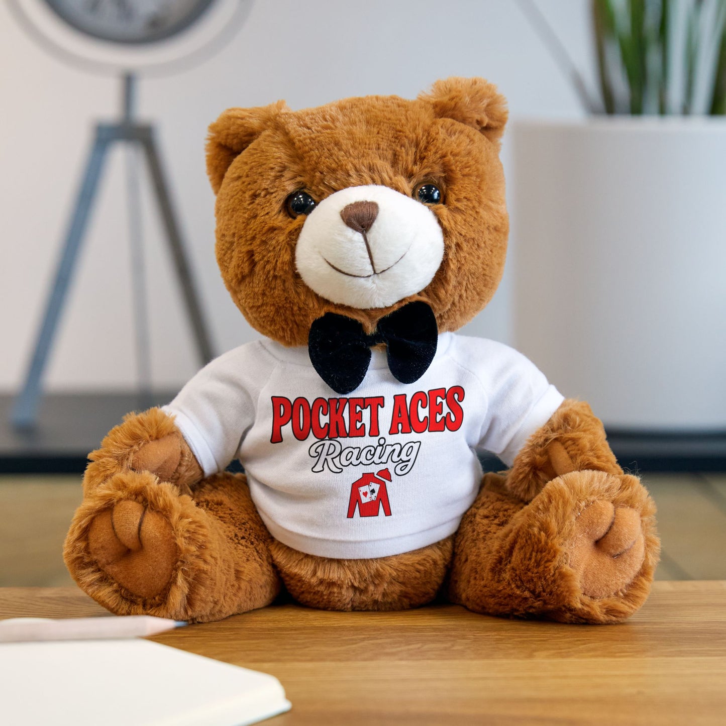 Teddy Bear with Groovy Text & Silks T-Shirt