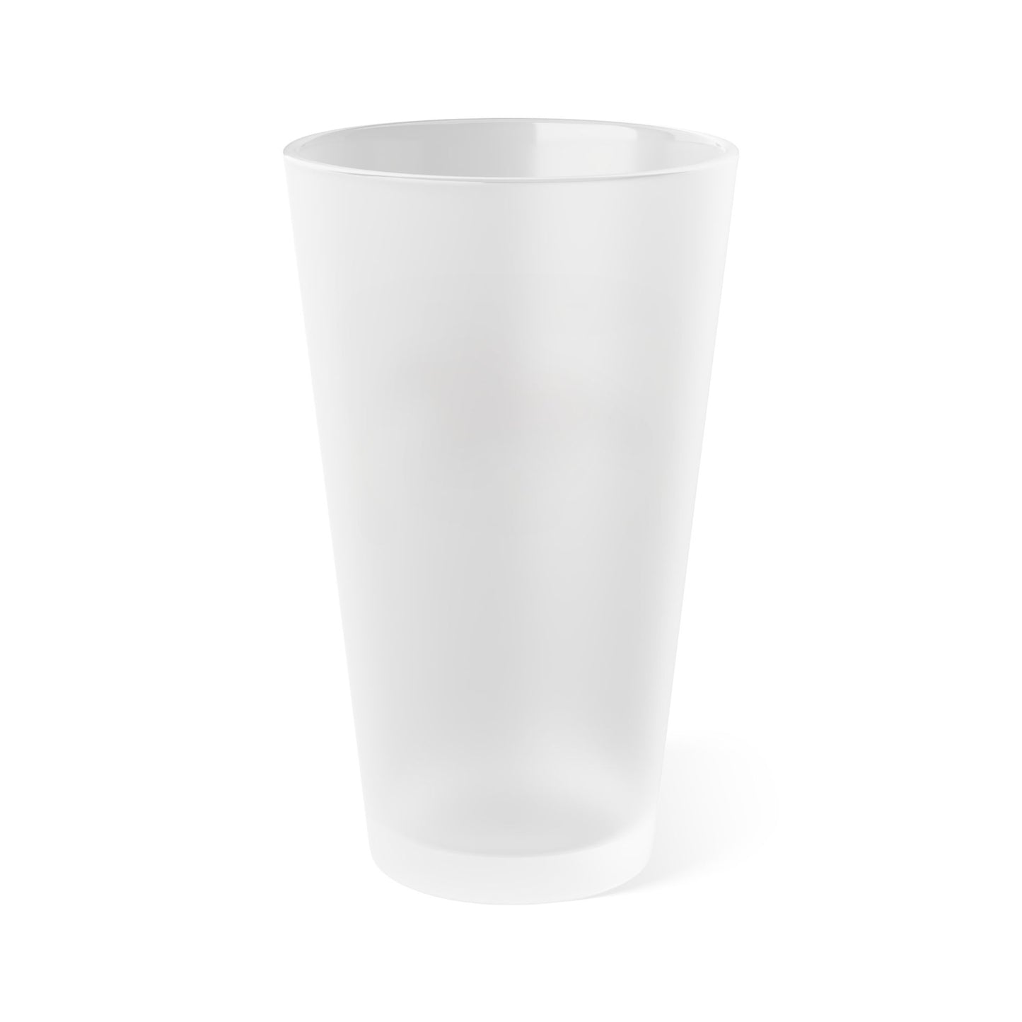 Frosted Pint Glass, 16oz - Vintage Poster Card