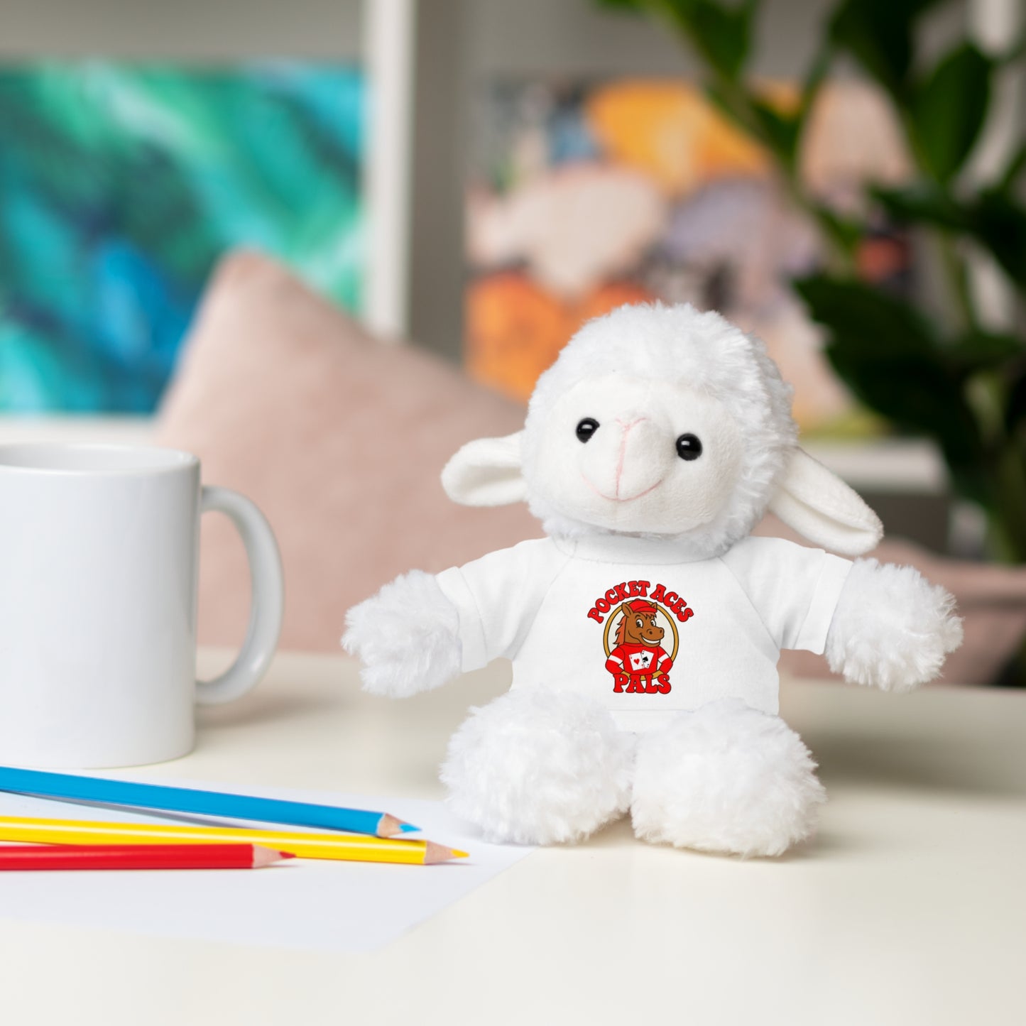 Pocket Aces Pals Stuffed Animals with Charlie Chips Tee