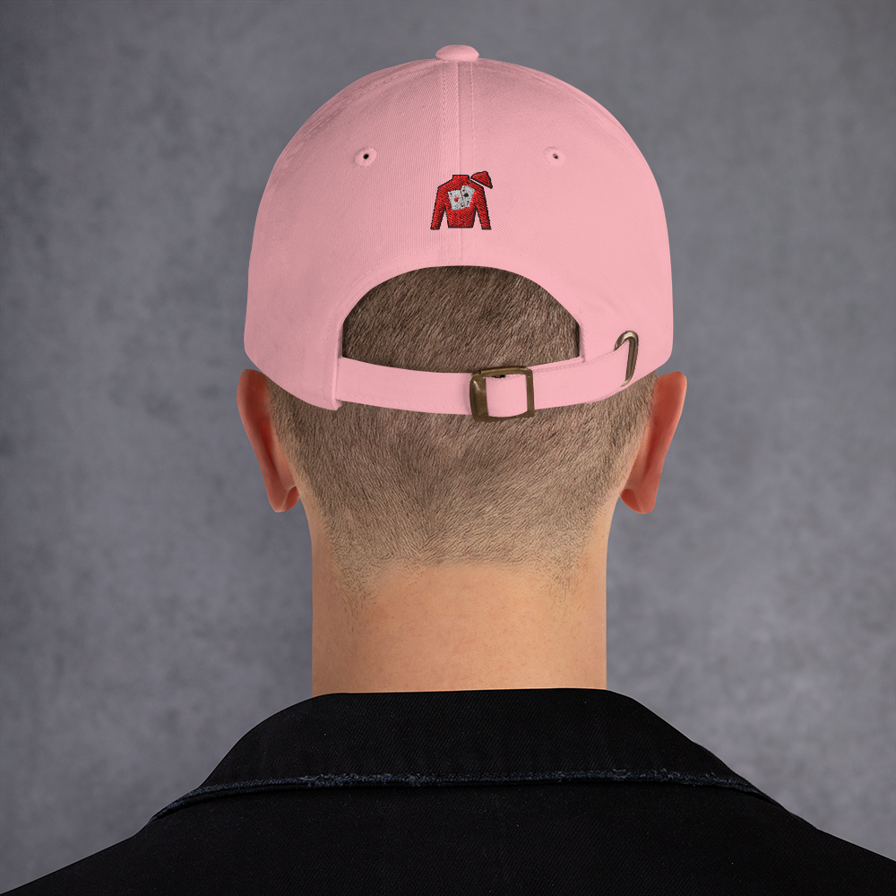 Dad hat - Front text with back silks logo