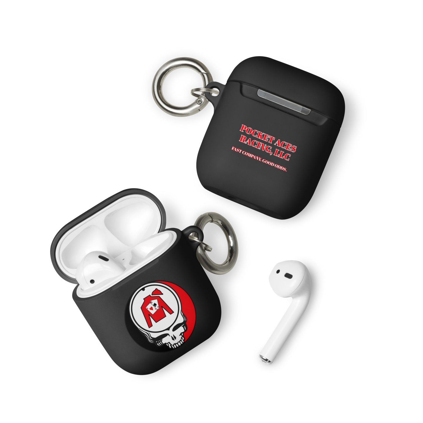 Rubber Case for AirPods® - Ace Your Face (Silks Stealie) + FCGO