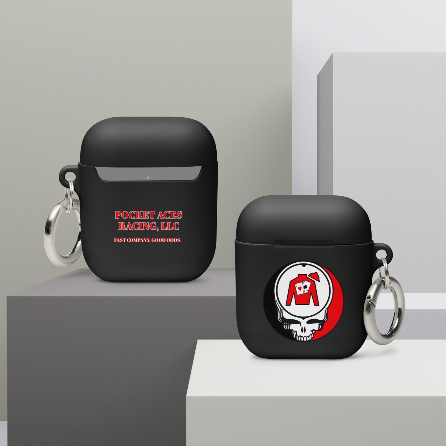 Rubber Case for AirPods® - Ace Your Face (Silks Stealie) + FCGO