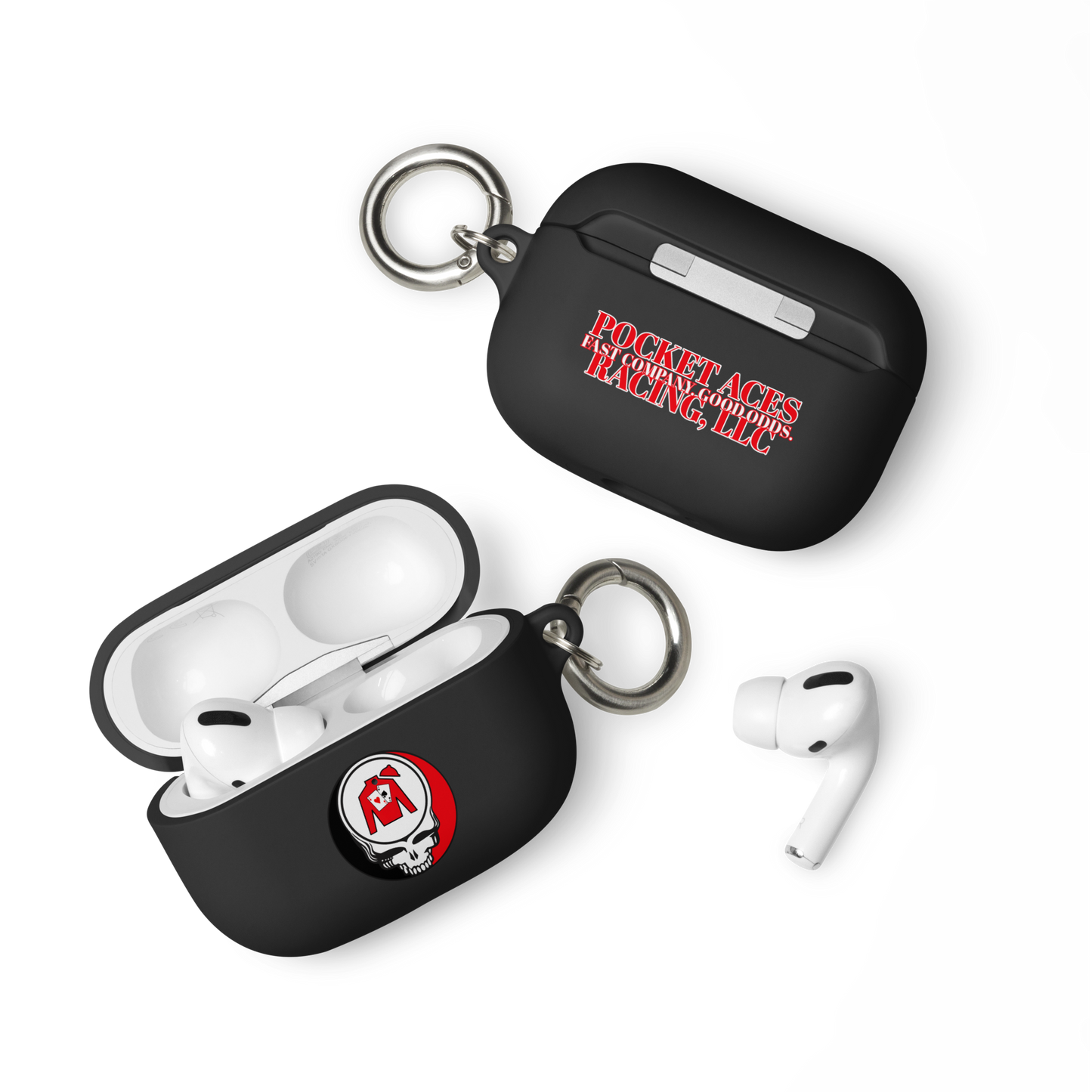 Rubber Case for AirPods® - Ace Your Face (Silks Stealie) + FCGO