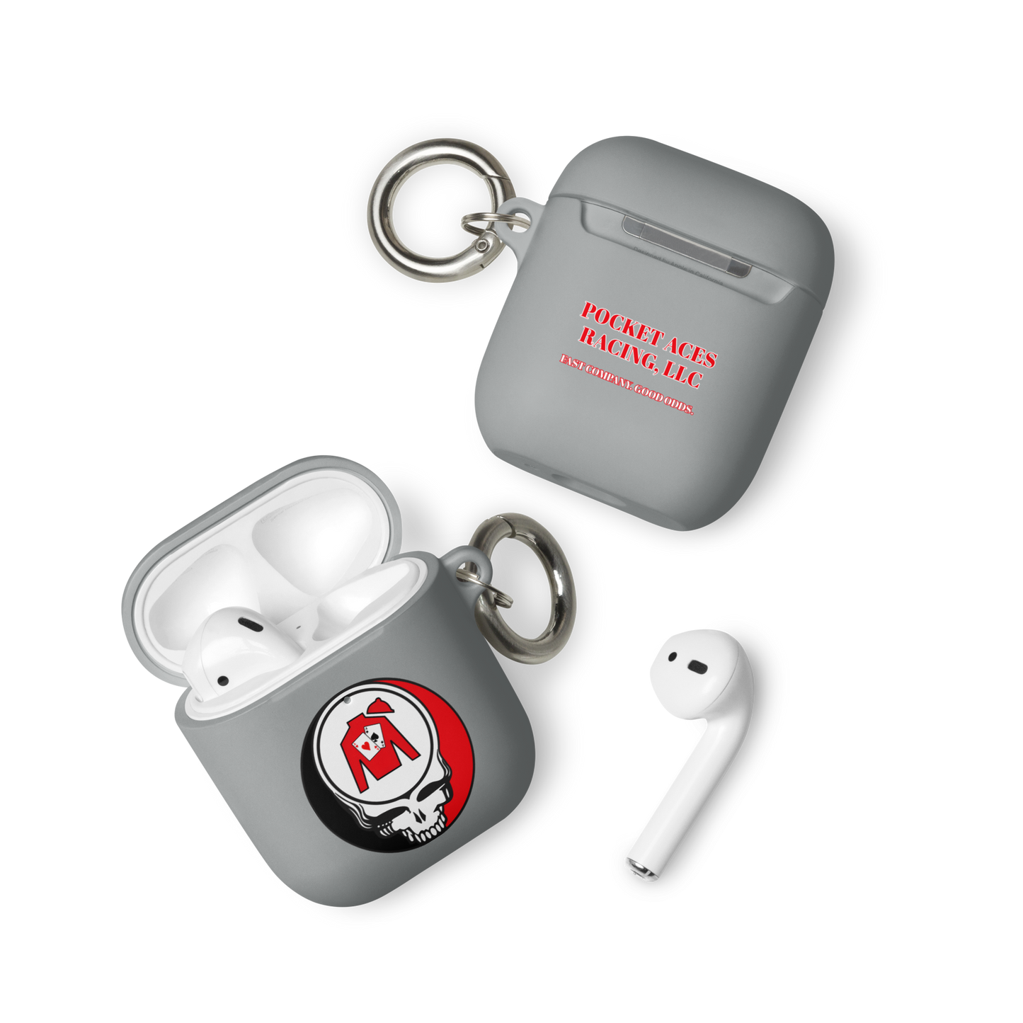 Rubber Case for AirPods® - Ace Your Face (Silks Stealie) + FCGO