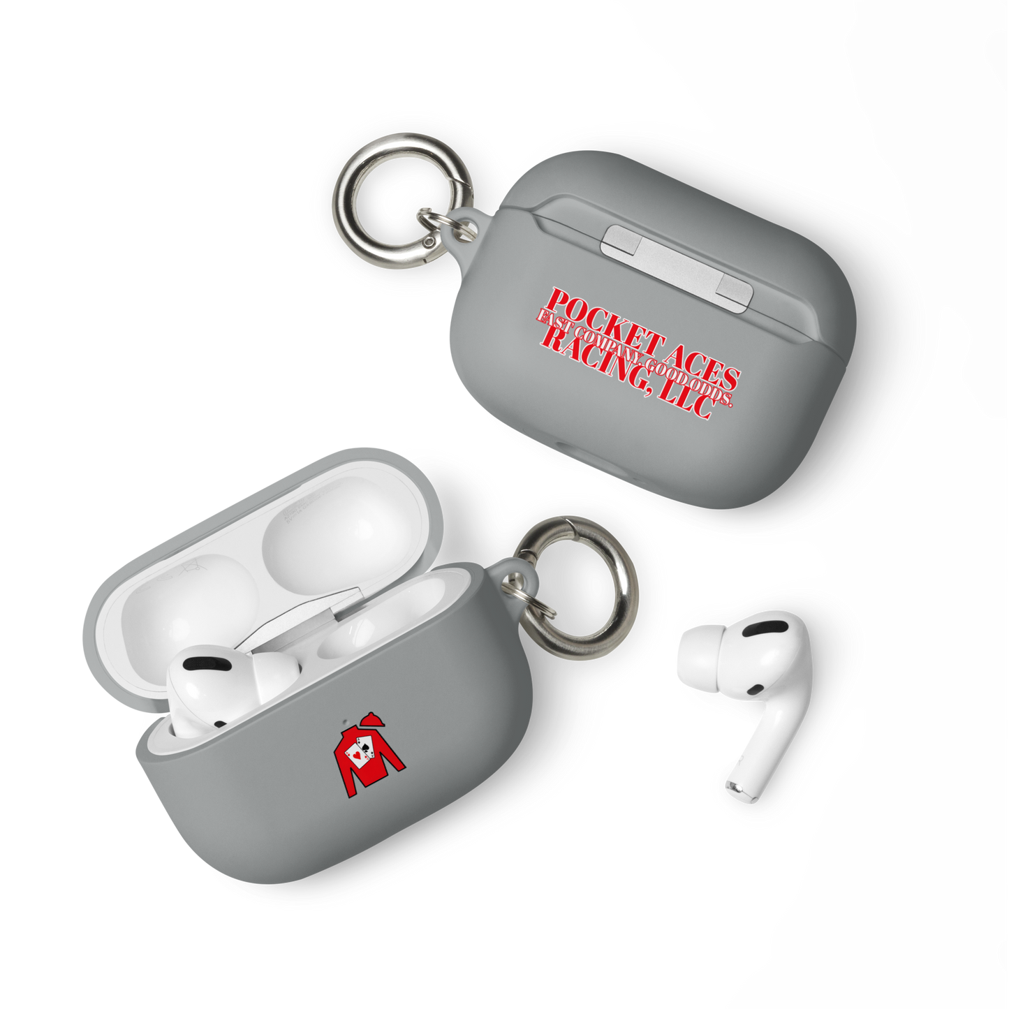 Rubber Case for AirPods® - Silks logo + FCGO