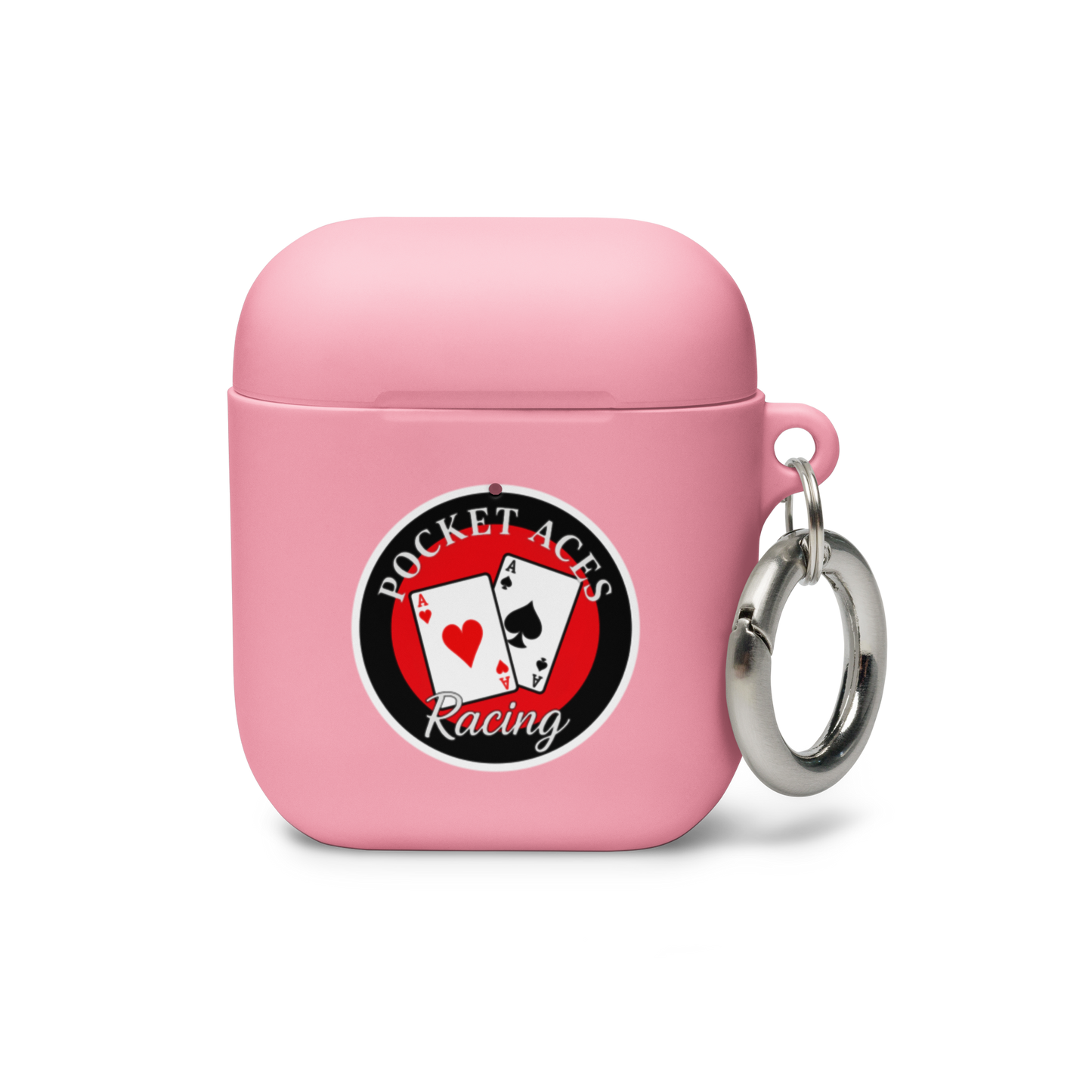 Rubber Case for AirPods® - Framed Cards logo + Horse in Tack logo
