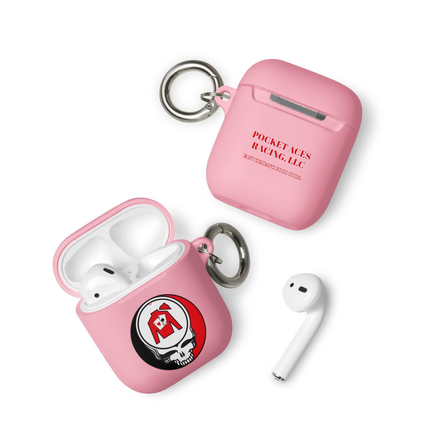 Rubber Case for AirPods® - Ace Your Face (Silks Stealie) + FCGO