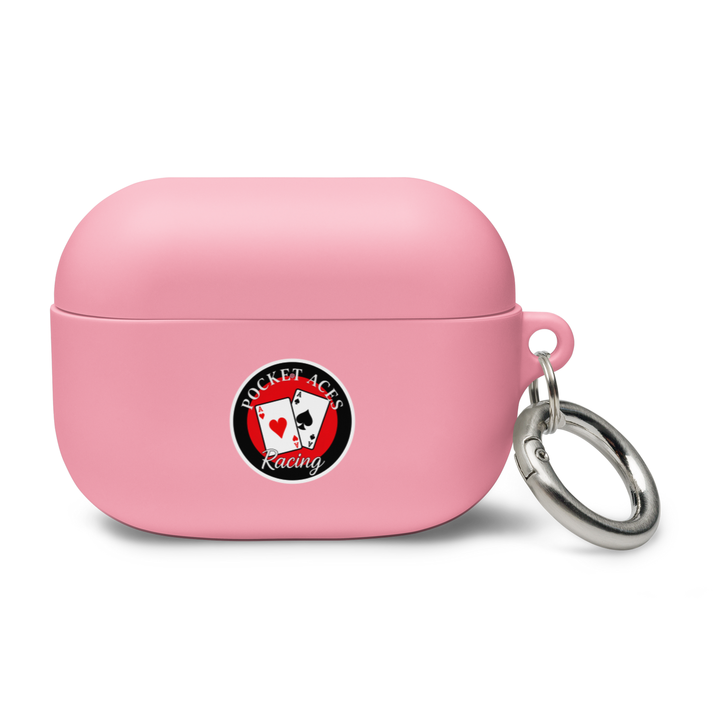 Rubber Case for AirPods® - Framed Cards logo + Horse in Tack logo