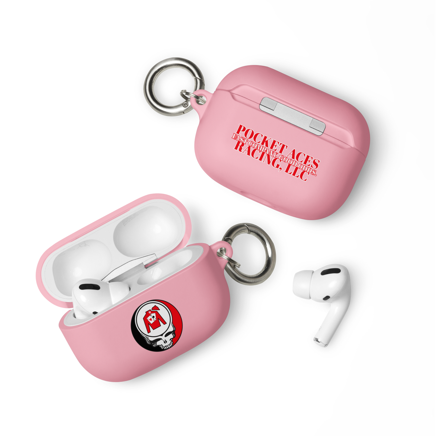 Rubber Case for AirPods® - Ace Your Face (Silks Stealie) + FCGO
