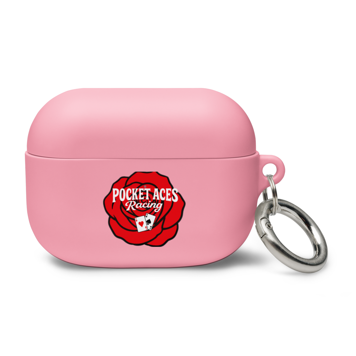 Rubber Case for AirPods® - Rose and Cards w/ Text + Rook Crow over Roses