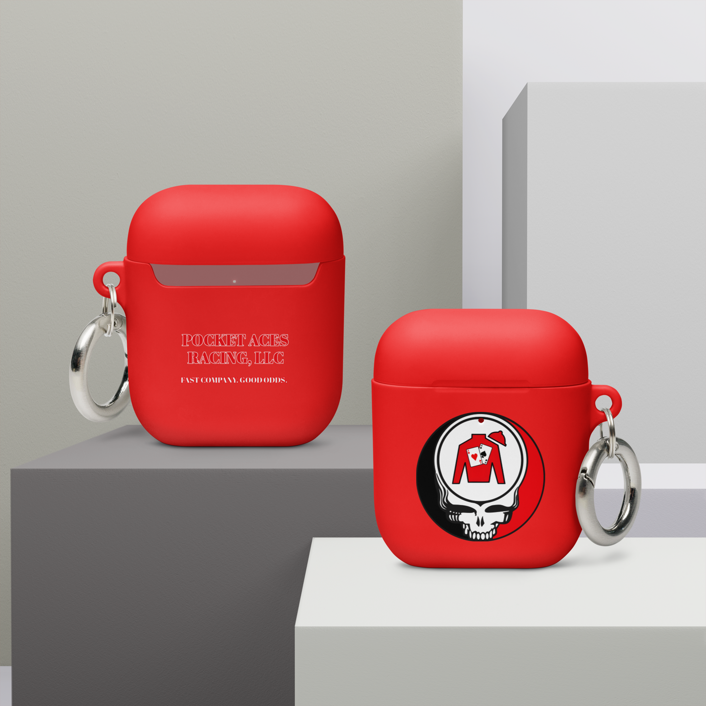 Rubber Case for AirPods® - Ace Your Face (Silks Stealie) + FCGO