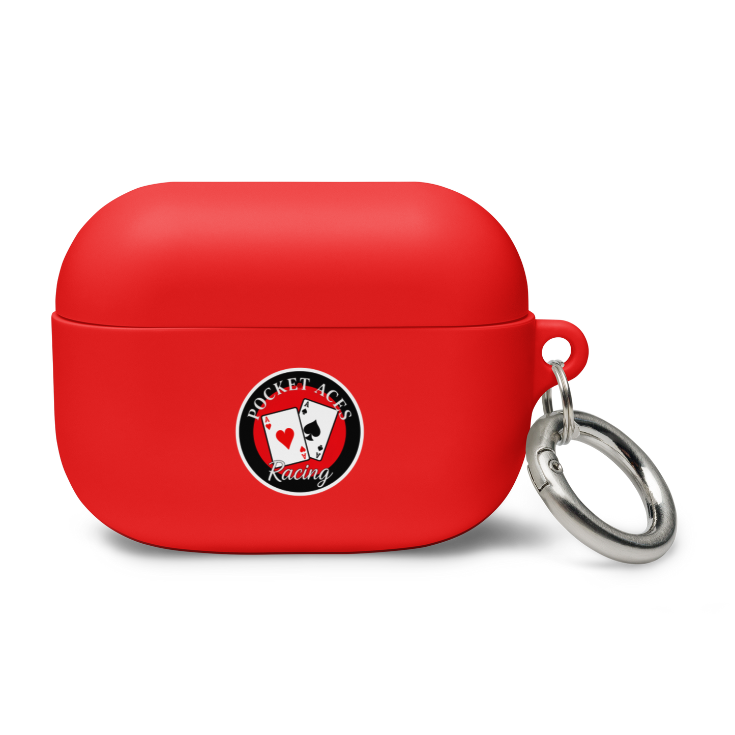Rubber Case for AirPods® - Framed Cards logo + Horse in Tack logo