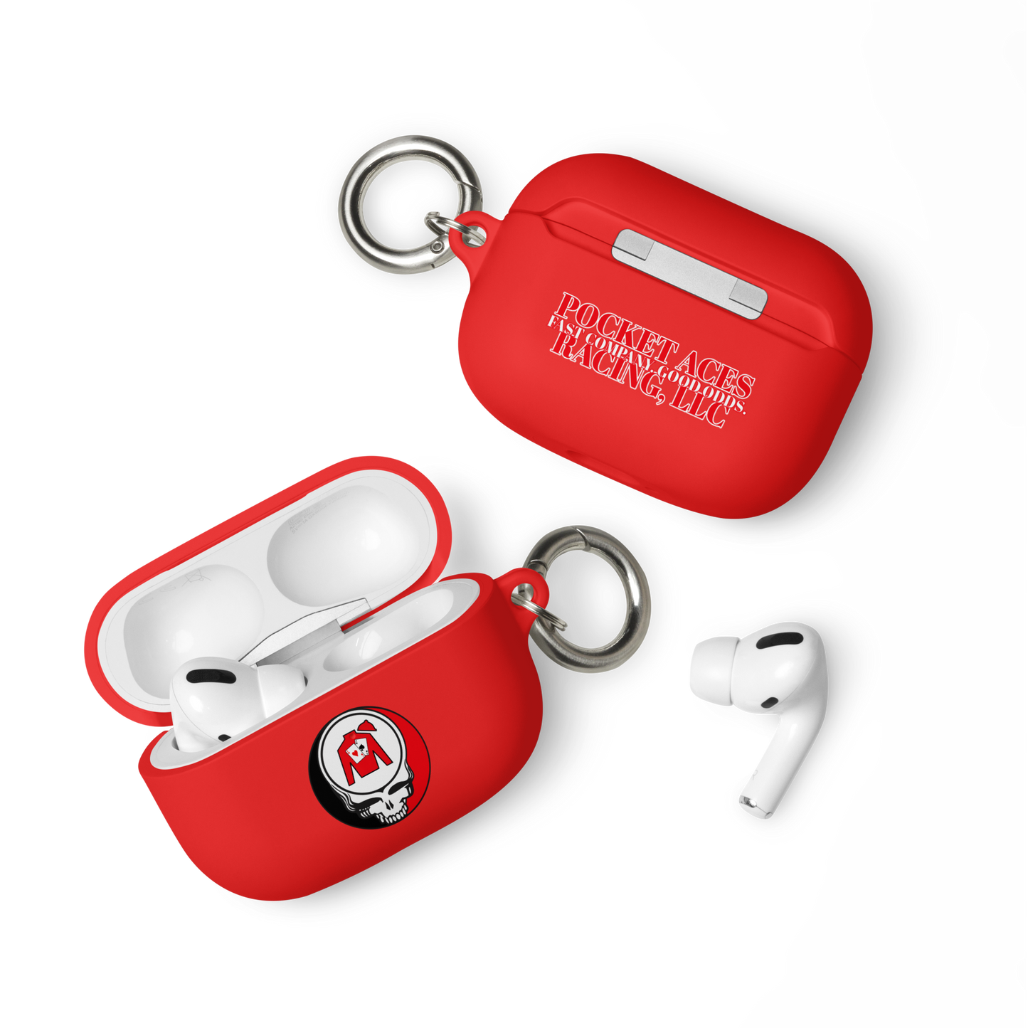 Rubber Case for AirPods® - Ace Your Face (Silks Stealie) + FCGO