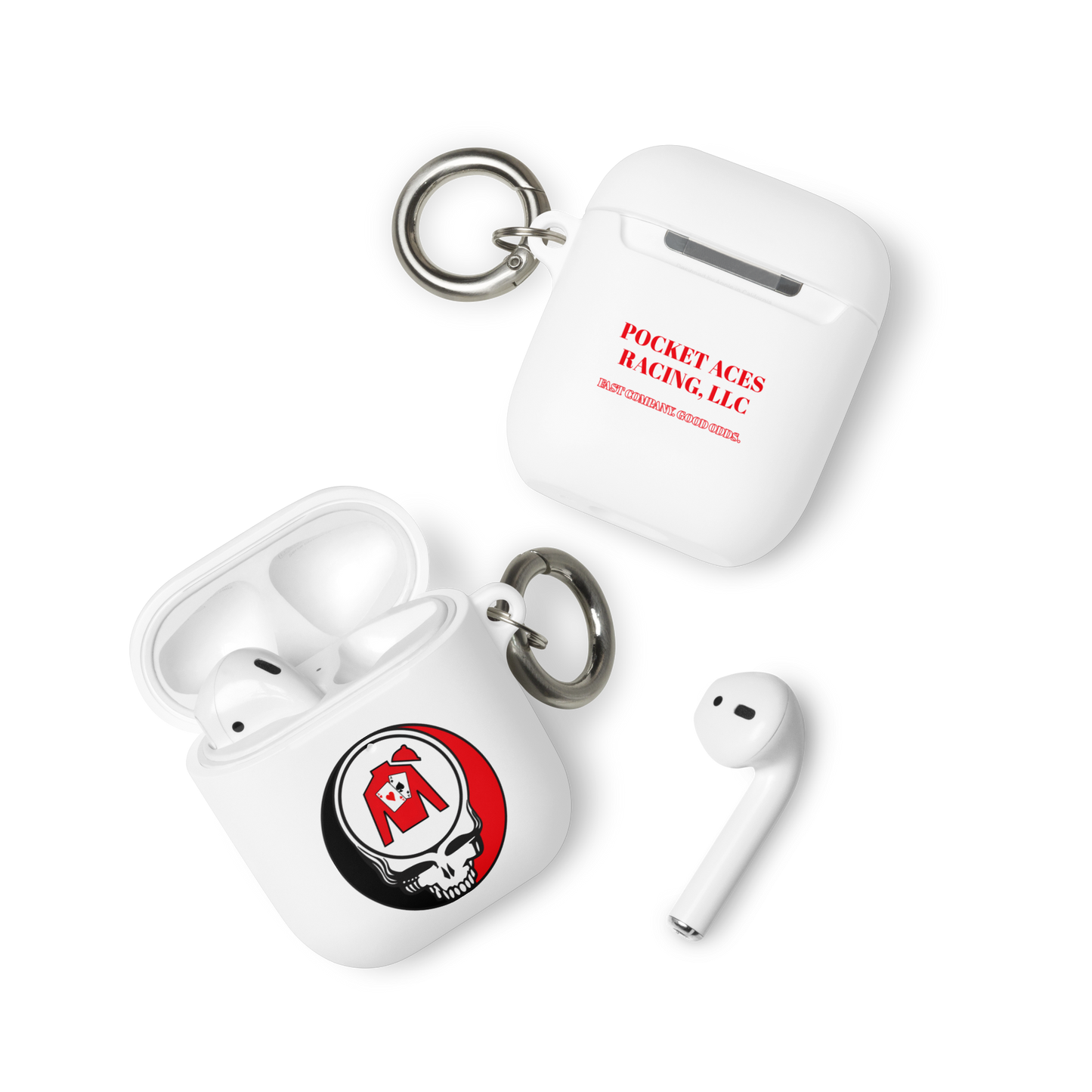 Rubber Case for AirPods® - Ace Your Face (Silks Stealie) + FCGO