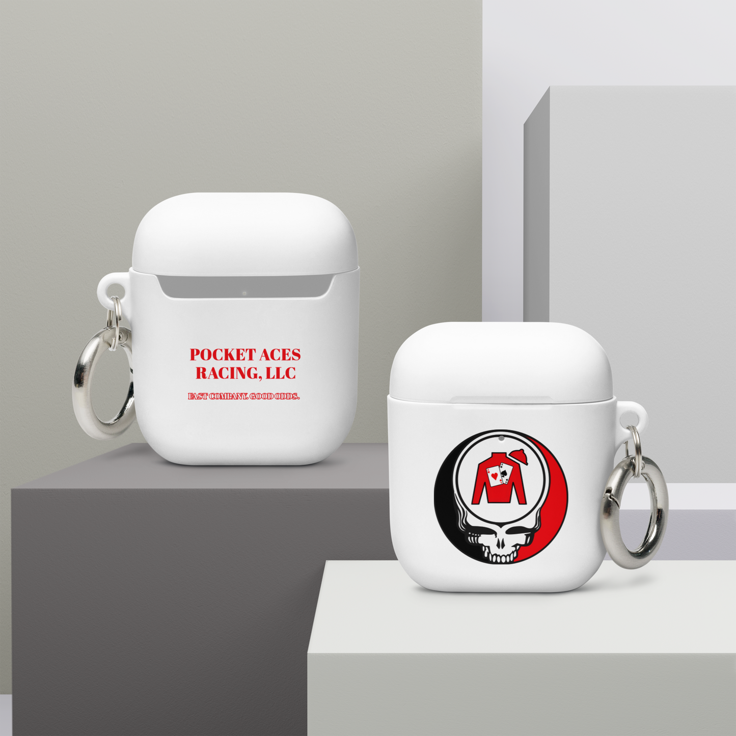 Rubber Case for AirPods® - Ace Your Face (Silks Stealie) + FCGO
