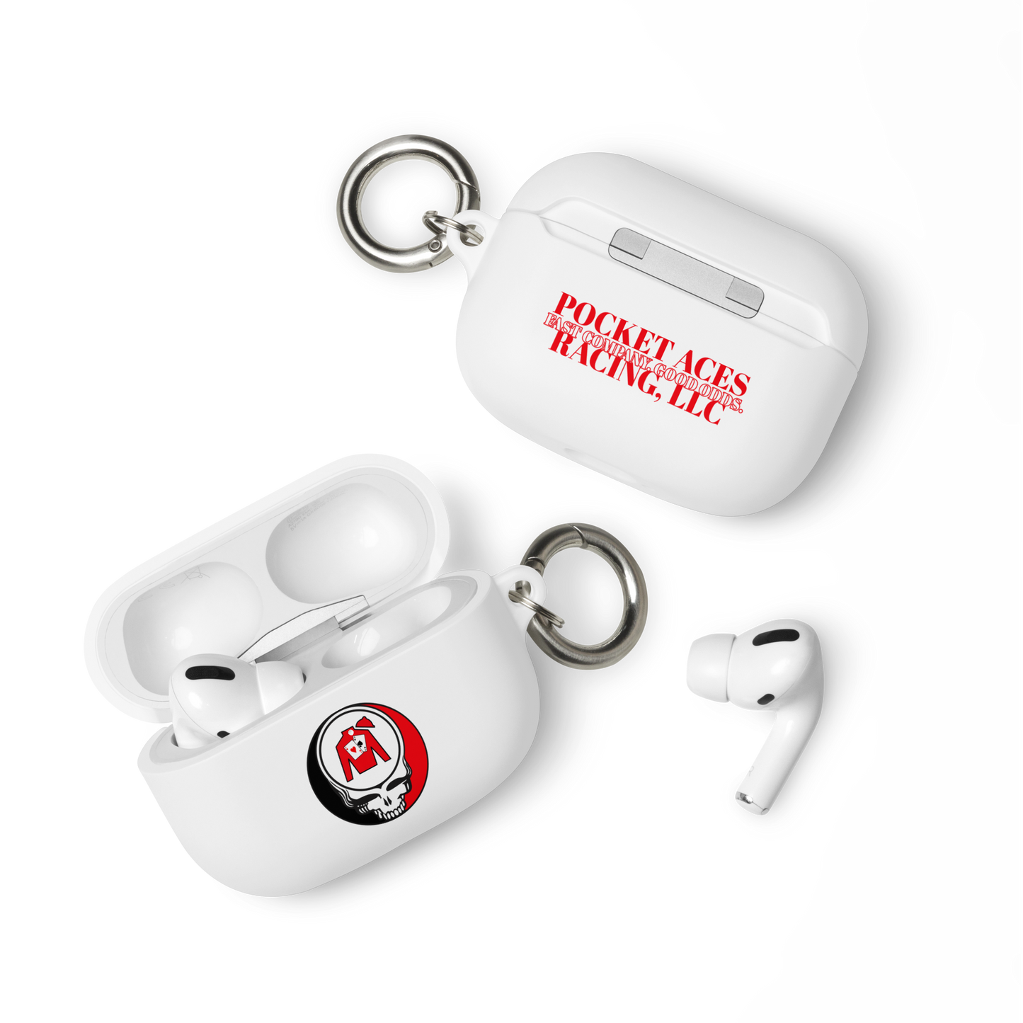 Rubber Case for AirPods® - Ace Your Face (Silks Stealie) + FCGO