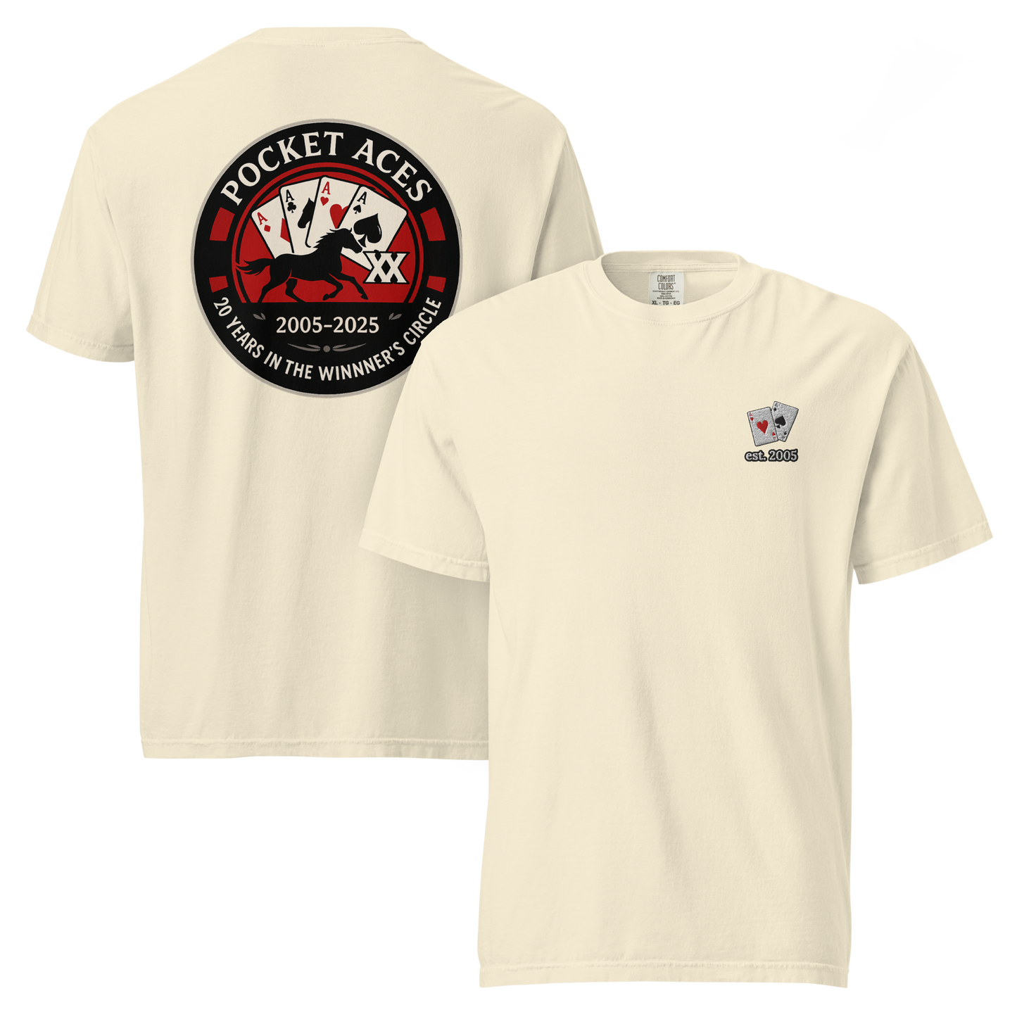 Unisex garment-dyed heavyweight t-shirt - 20TH ANNIVERSARY EDITION B