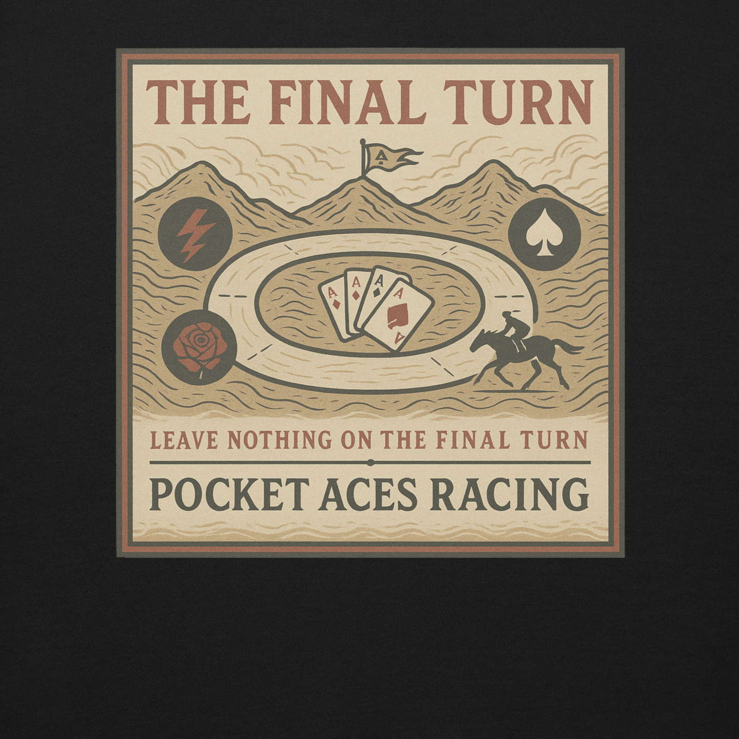 Unisex Premium Sweatshirt - Deal of the Storm (front) + The Final Turn (back)