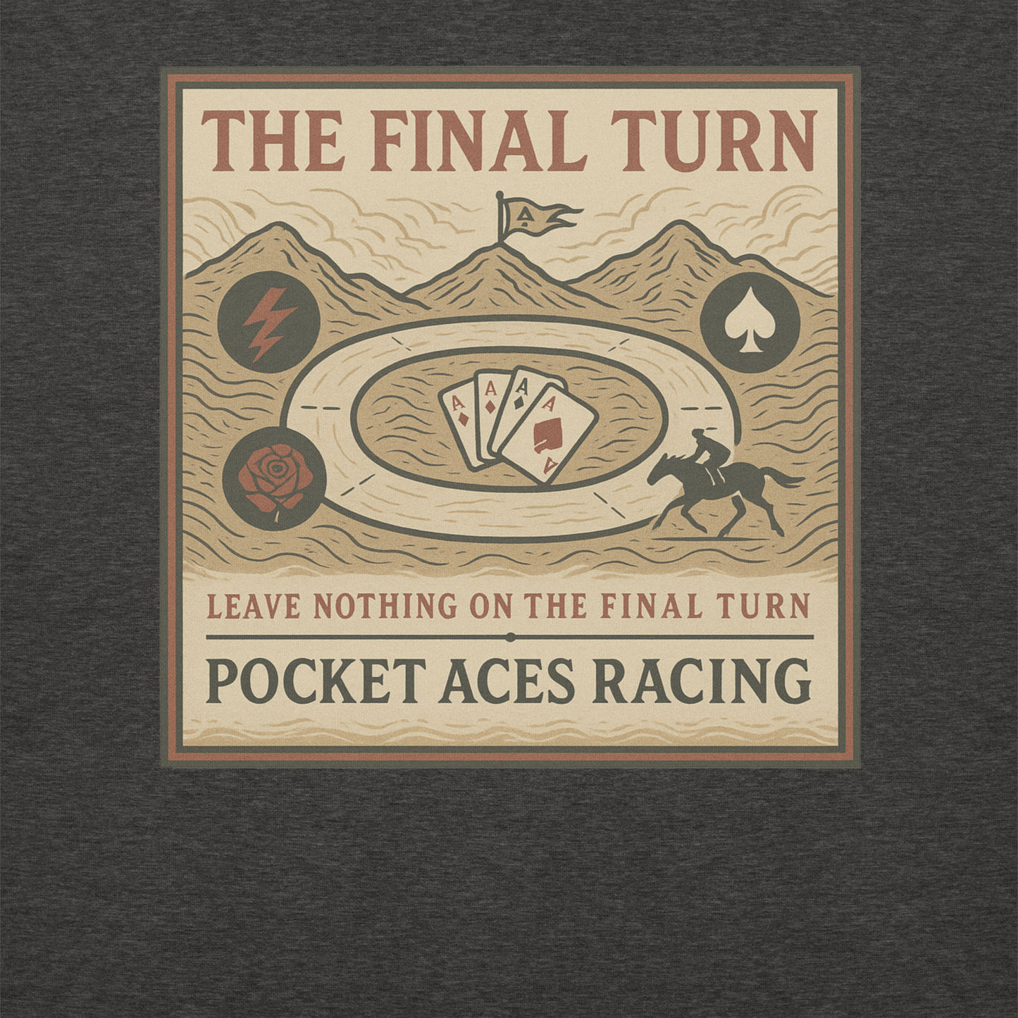 Unisex Premium Sweatshirt - Deal of the Storm (front) + The Final Turn (back)