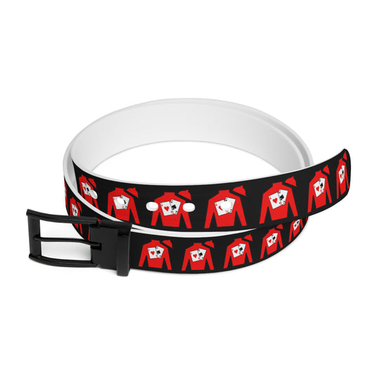 Belt - Silks pattern on black