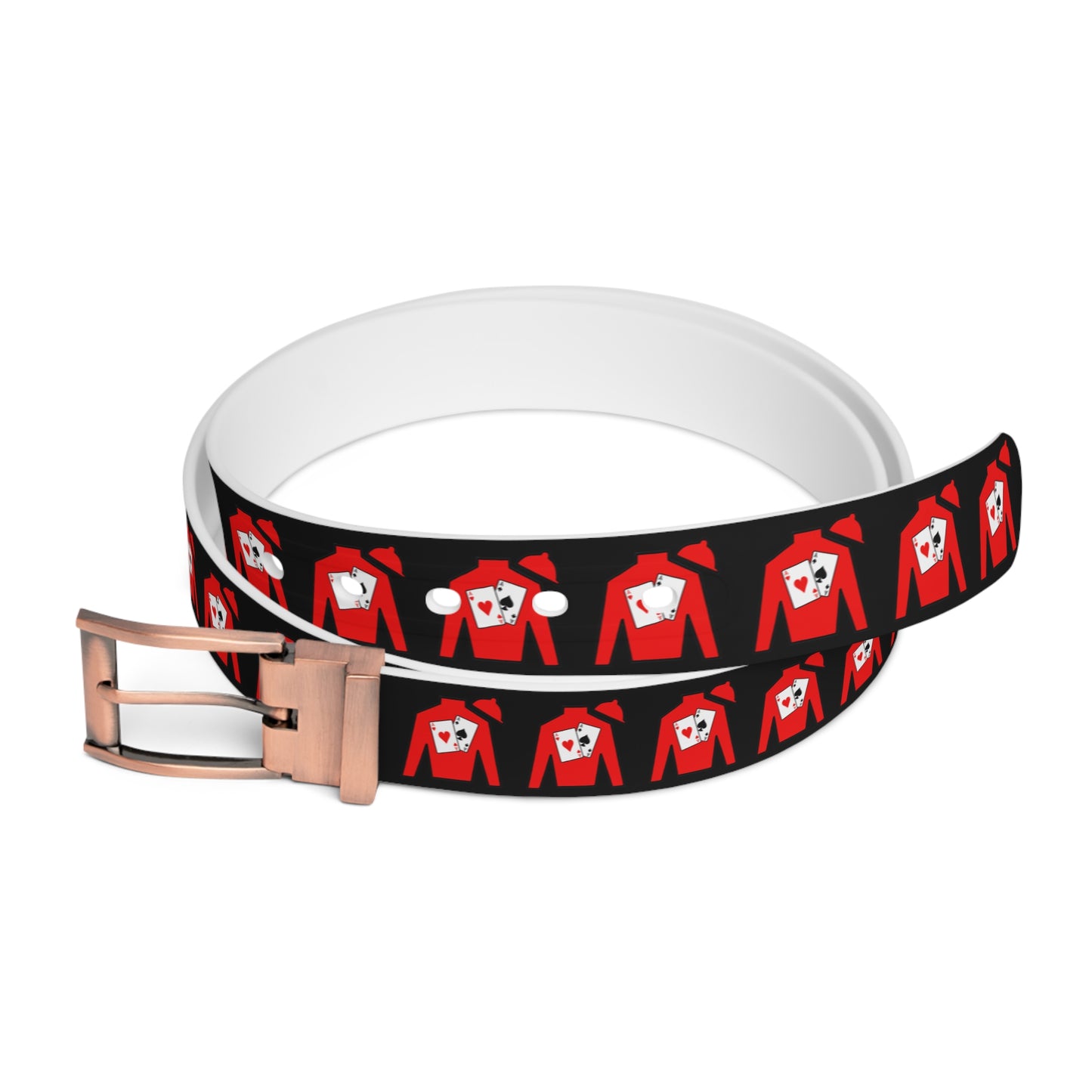 Belt - Silks pattern on black