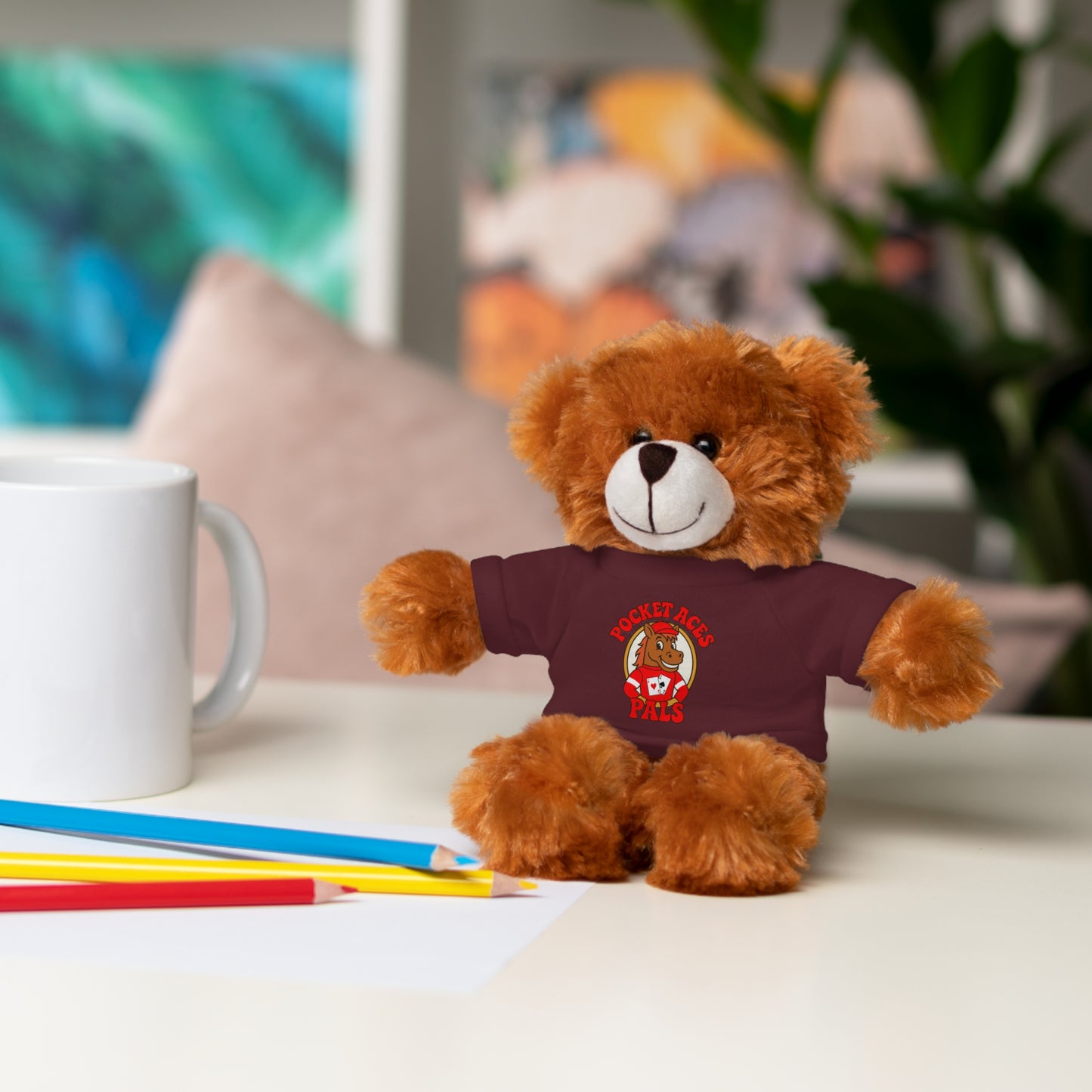 Pocket Aces Pals Stuffed Animals with Charlie Chips Tee