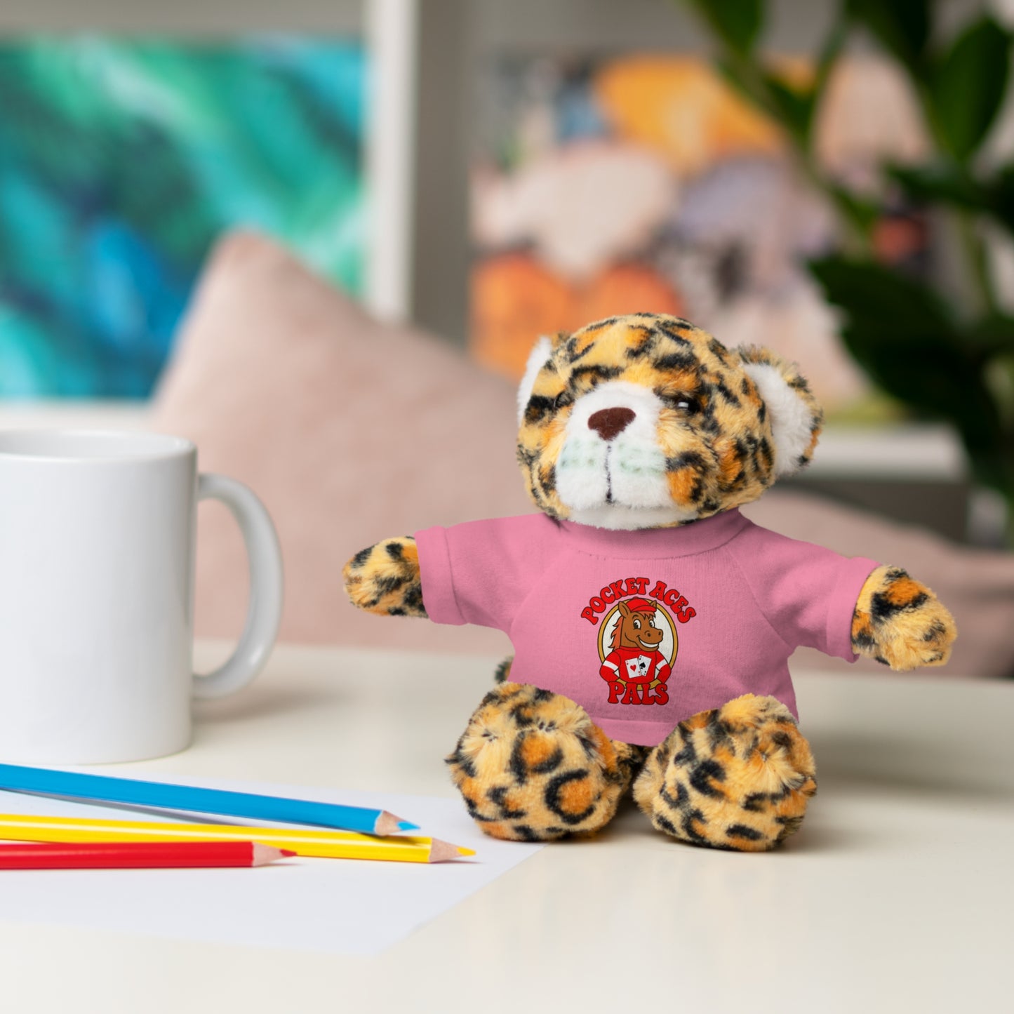 Pocket Aces Pals Stuffed Animals with Charlie Chips Tee