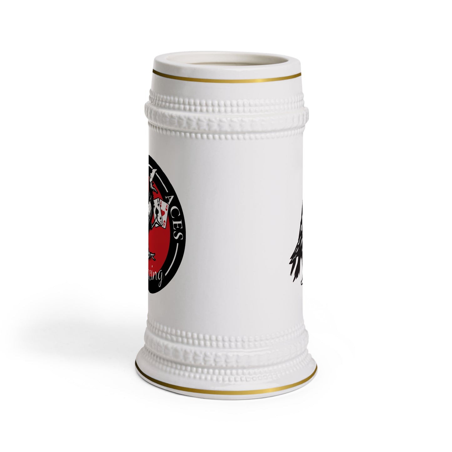 Ceramic Beer Stein — Vintage Rook Logo
