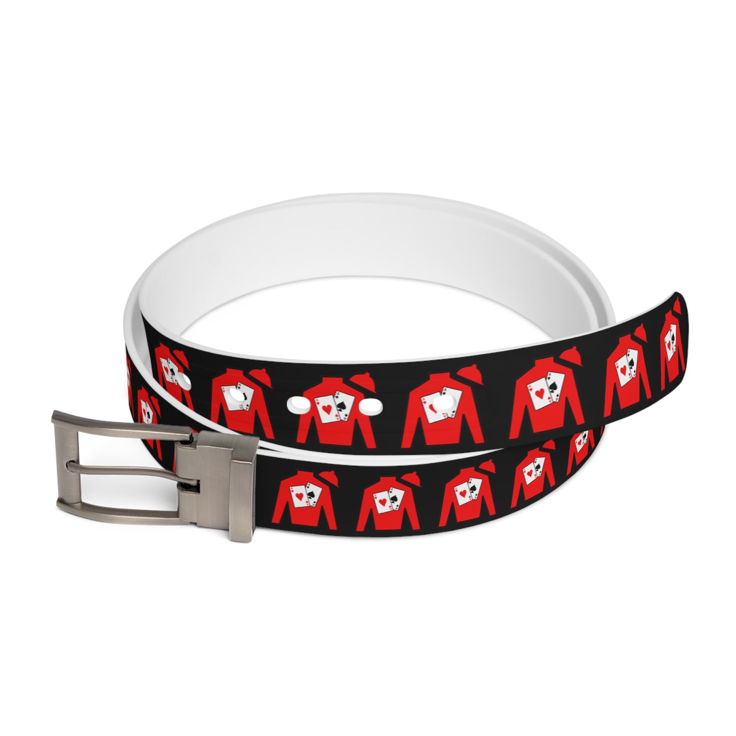 Belt - Silks pattern on black
