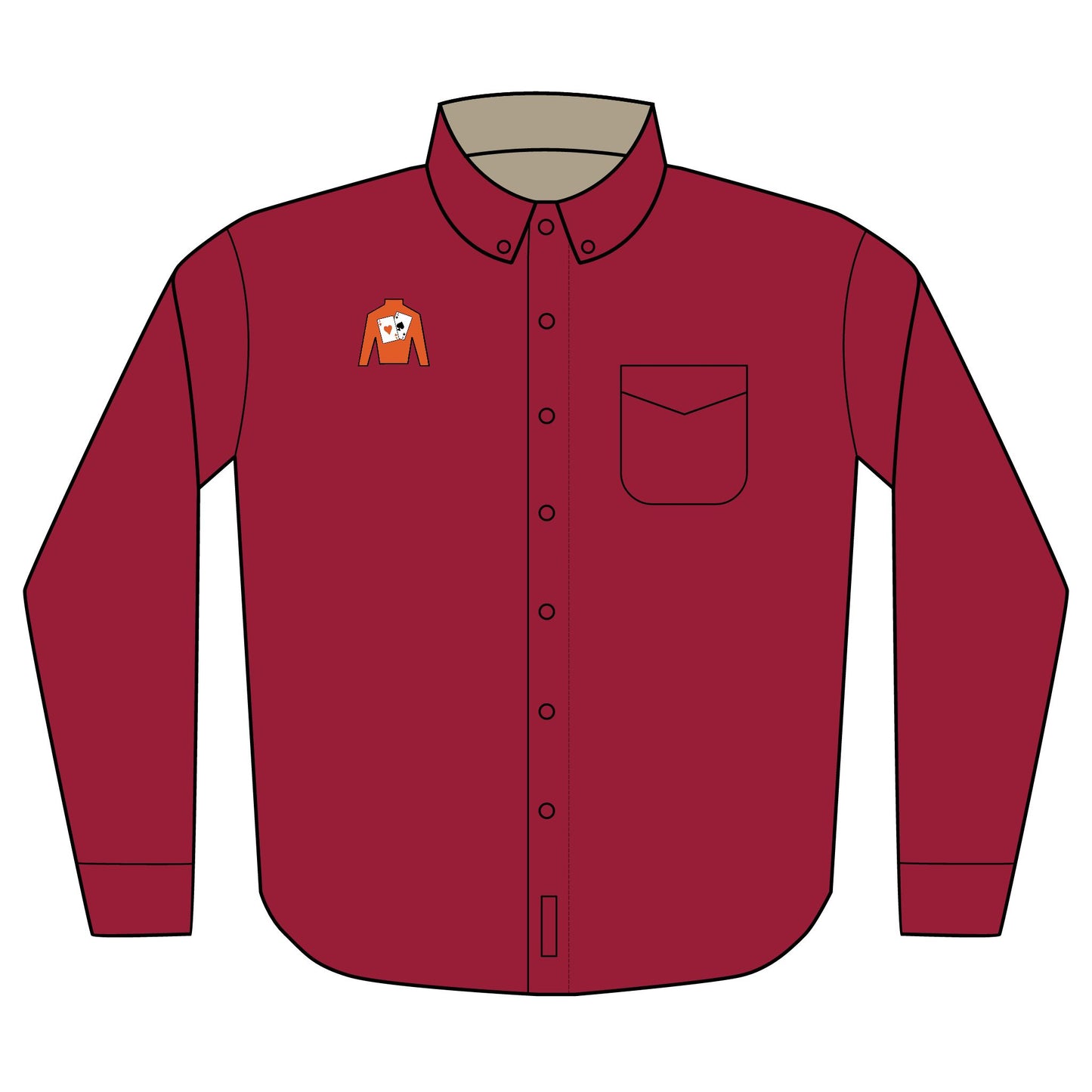 Port Authority® Unisex Long Sleeve Shirt (Embroidery) - Silks logo
