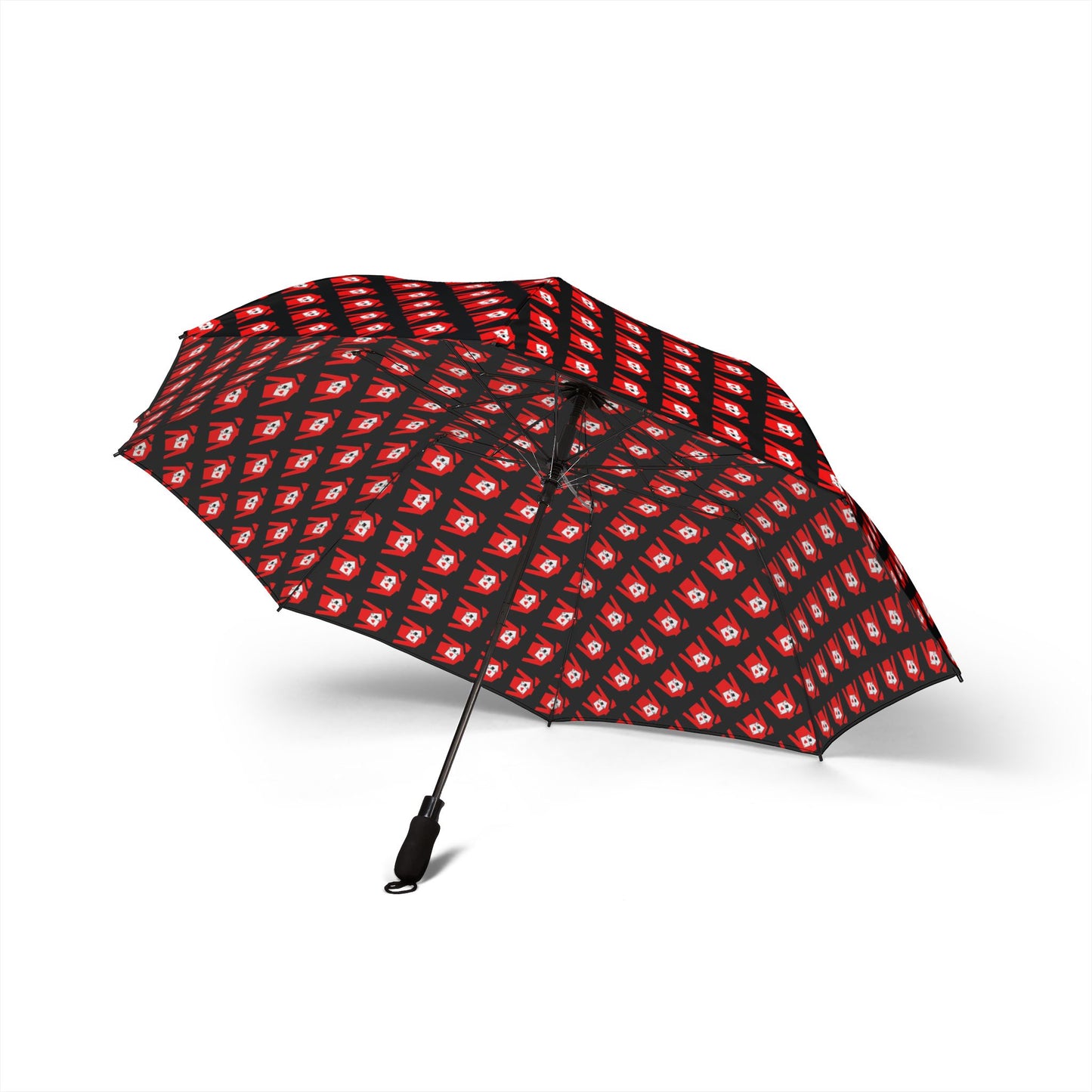 Copy of Semi-Automatic Foldable Umbrella - Silks pattern on black