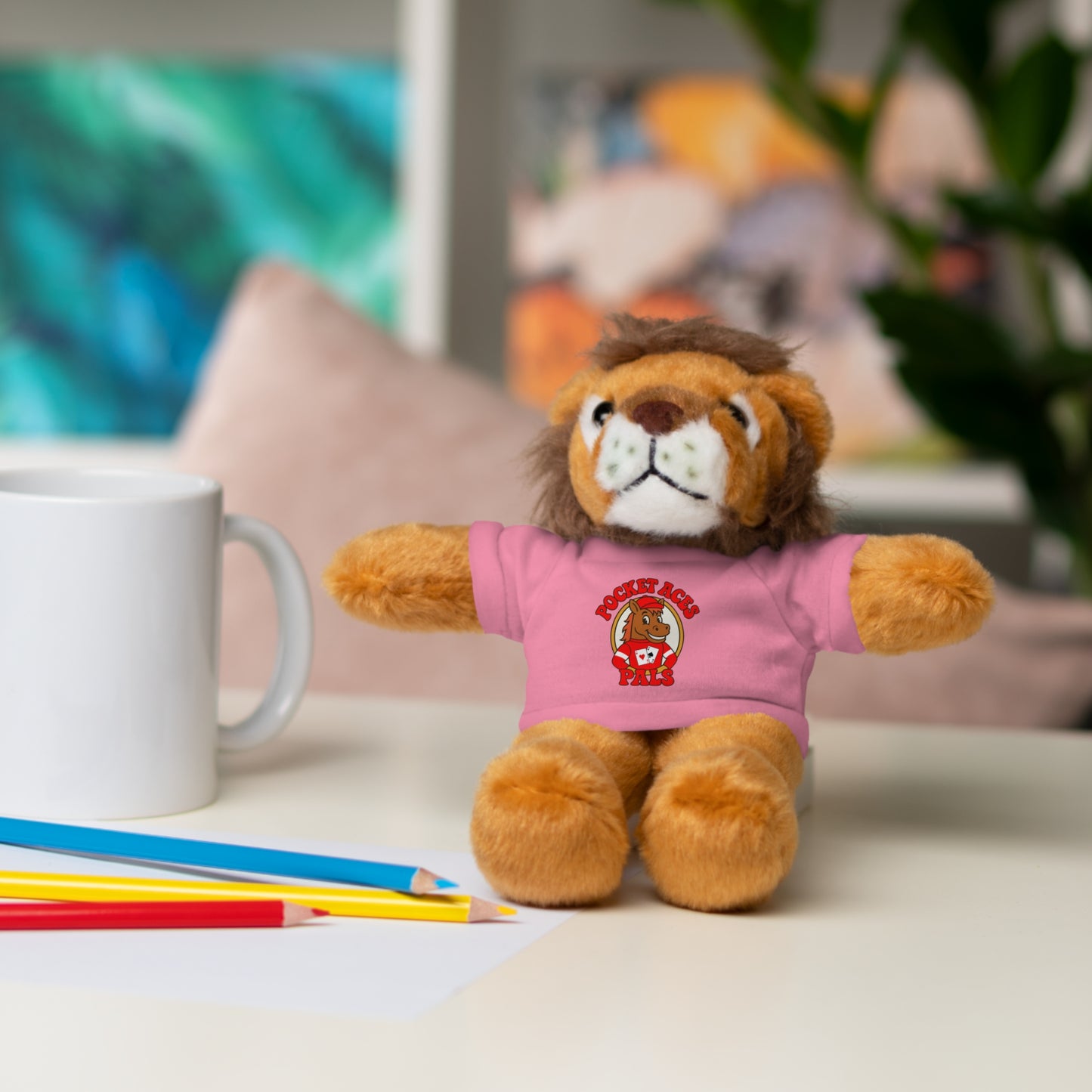 Pocket Aces Pals Stuffed Animals with Charlie Chips Tee