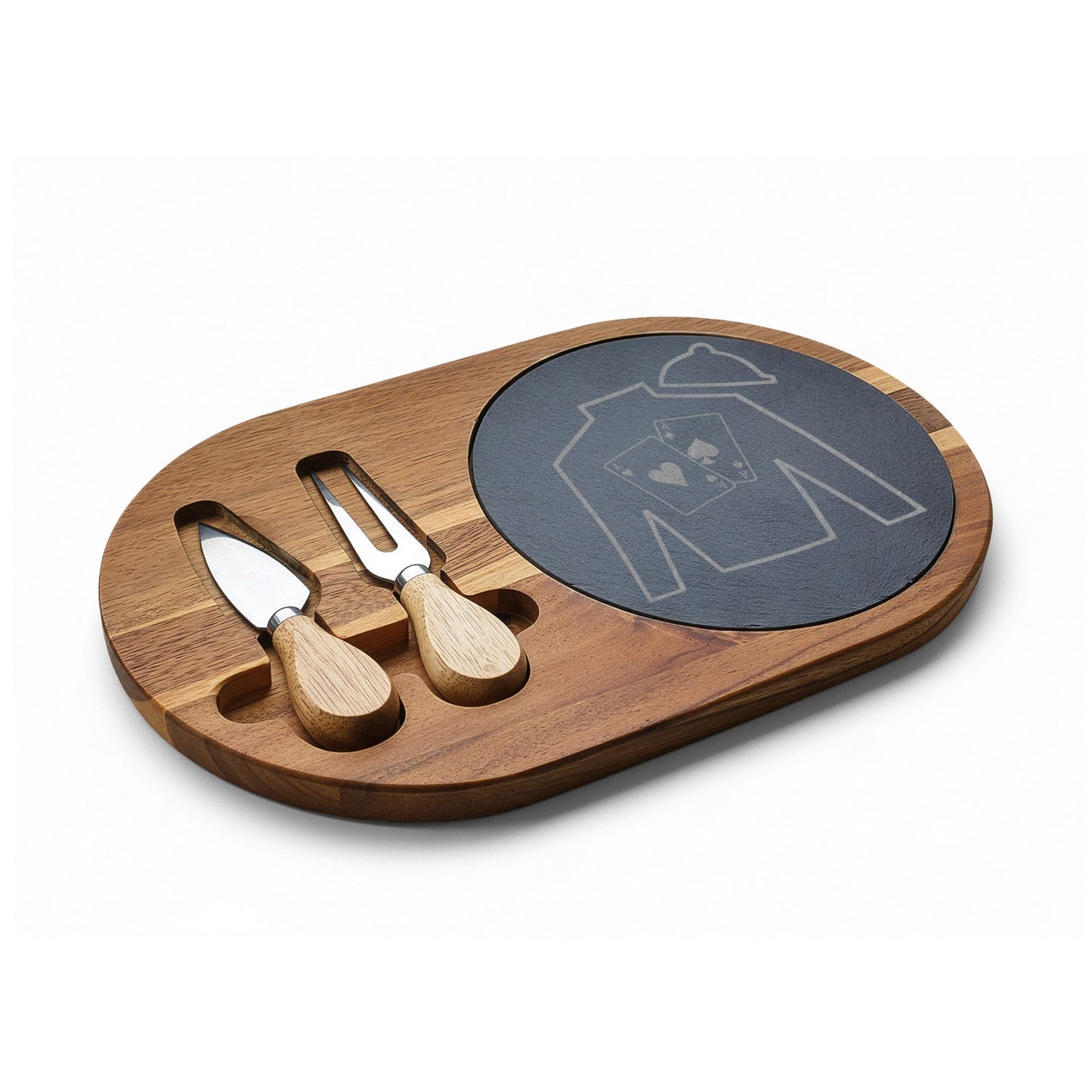 Charcuterie Board (Engraving) - Silks outline