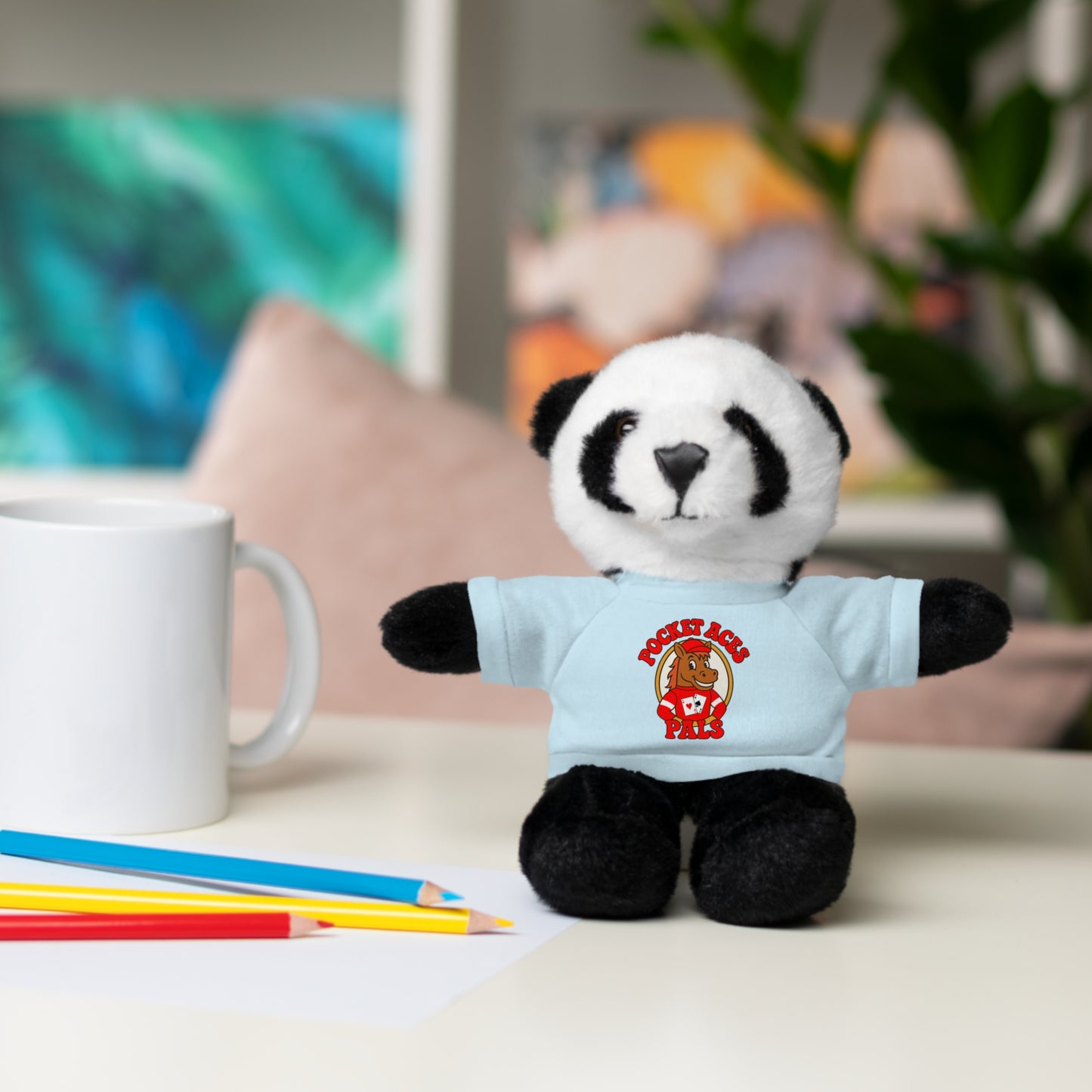 Pocket Aces Pals Stuffed Animals with Charlie Chips Tee