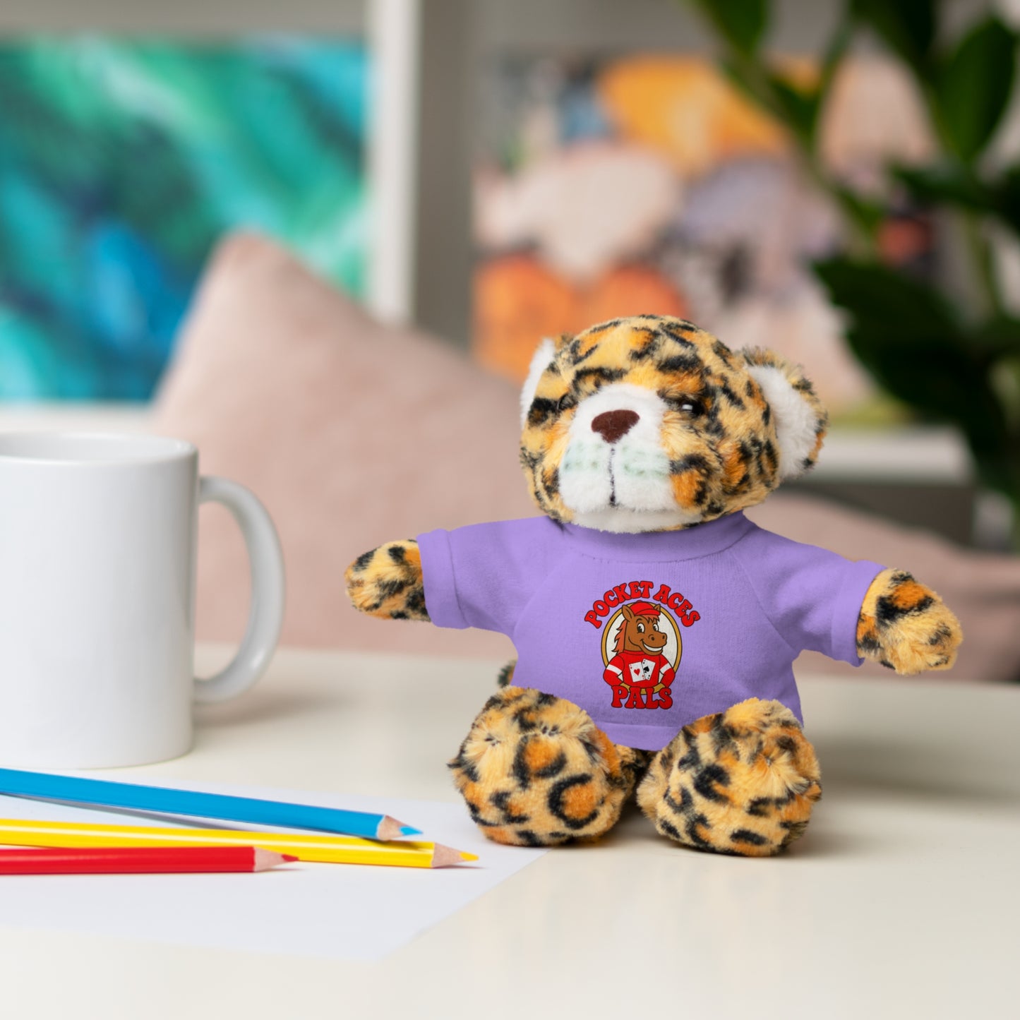 Pocket Aces Pals Stuffed Animals with Charlie Chips Tee