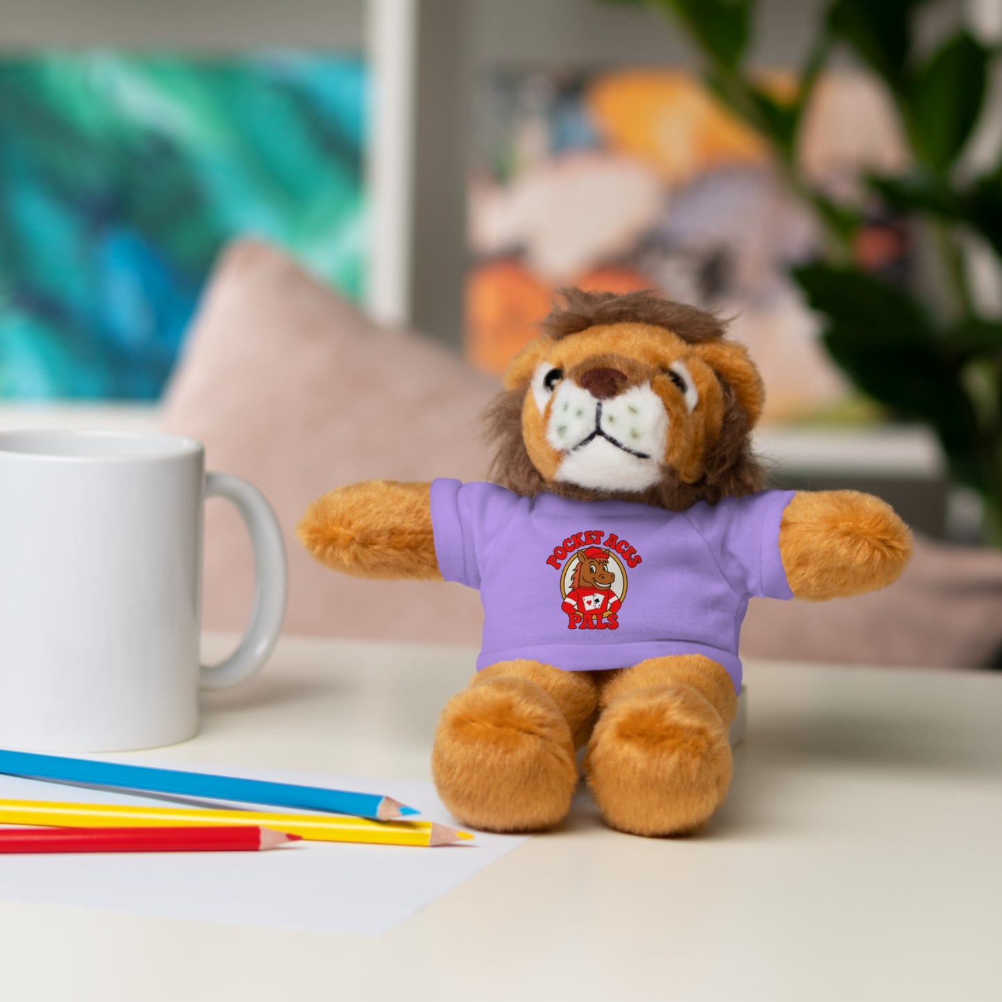Pocket Aces Pals Stuffed Animals with Charlie Chips Tee