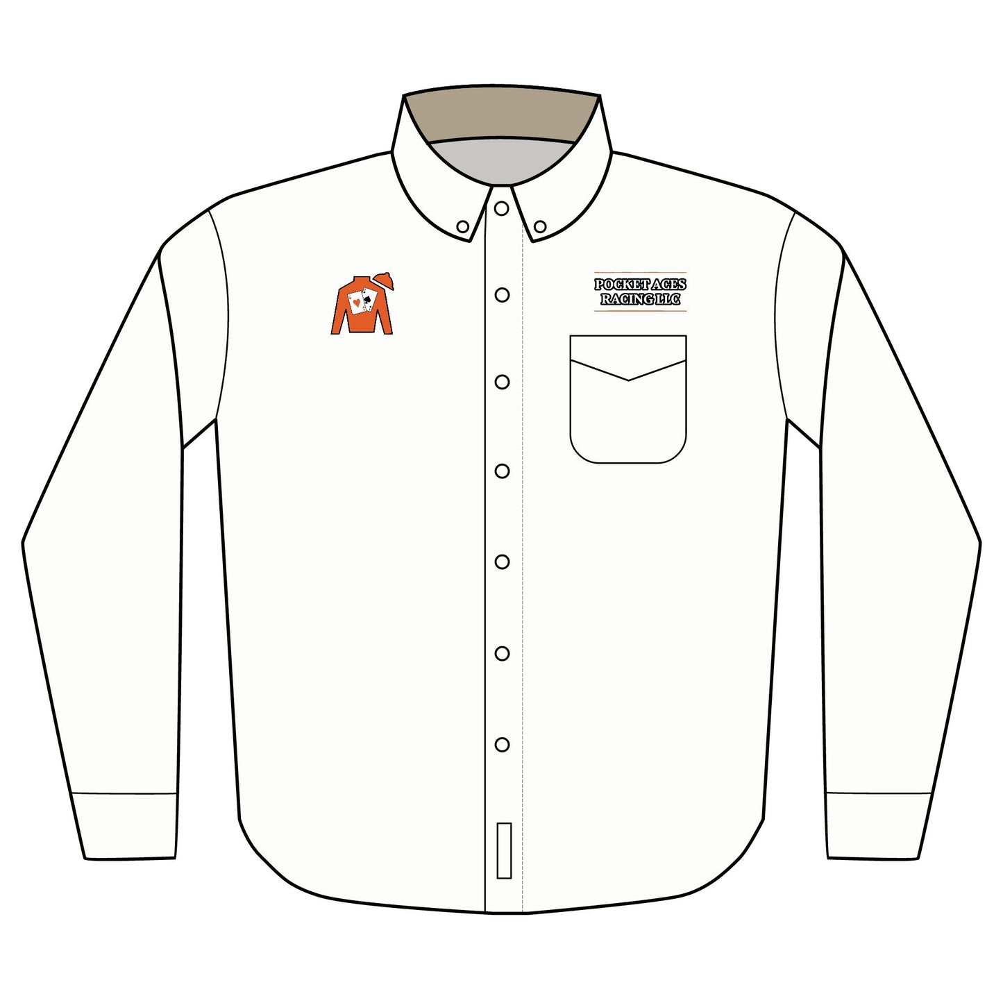 Port Authority® Unisex Long Sleeve Shirt (Embroidery) - Silks logo + company text