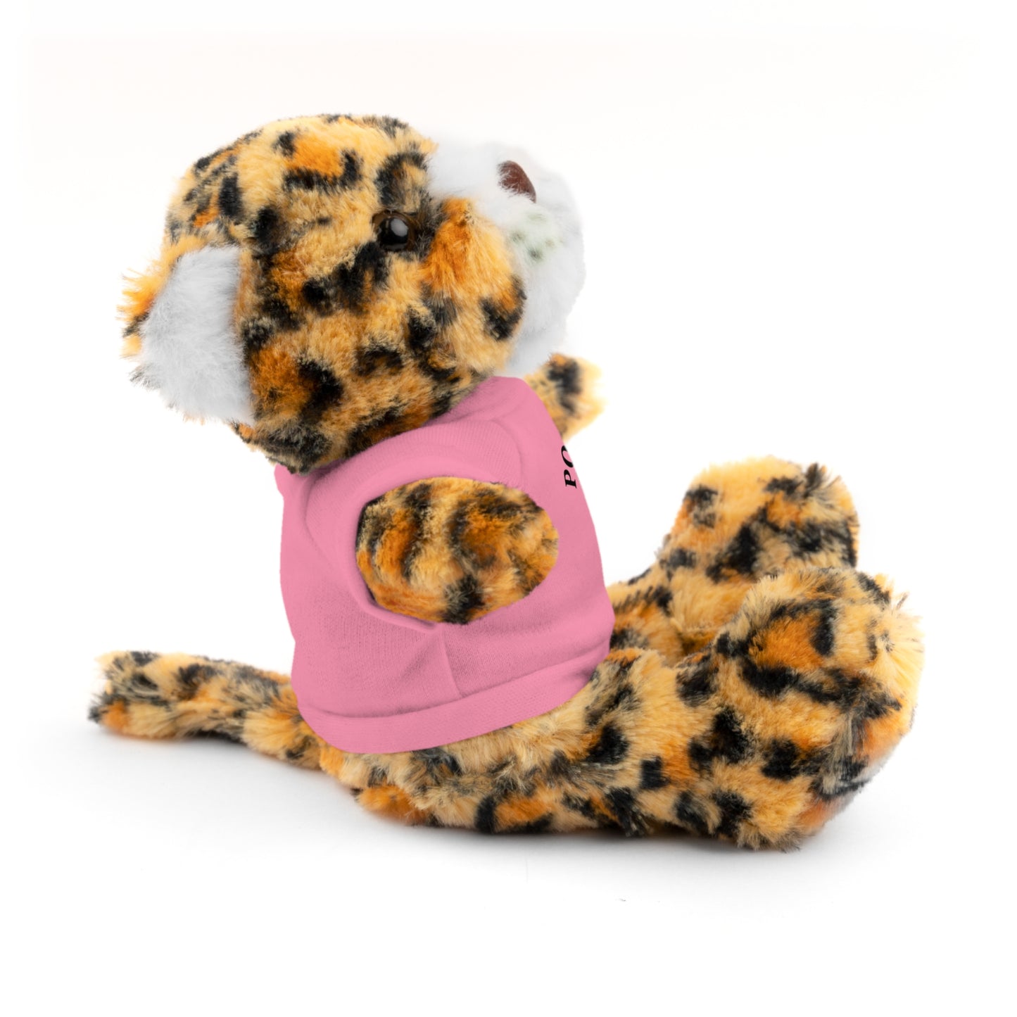 Stuffed Animals with Cards & Text logo Tee