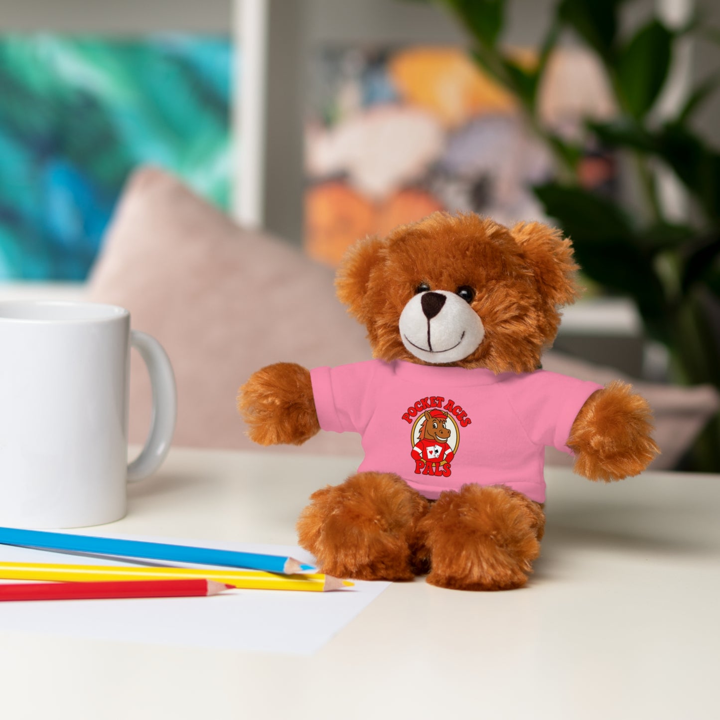 Pocket Aces Pals Stuffed Animals with Charlie Chips Tee