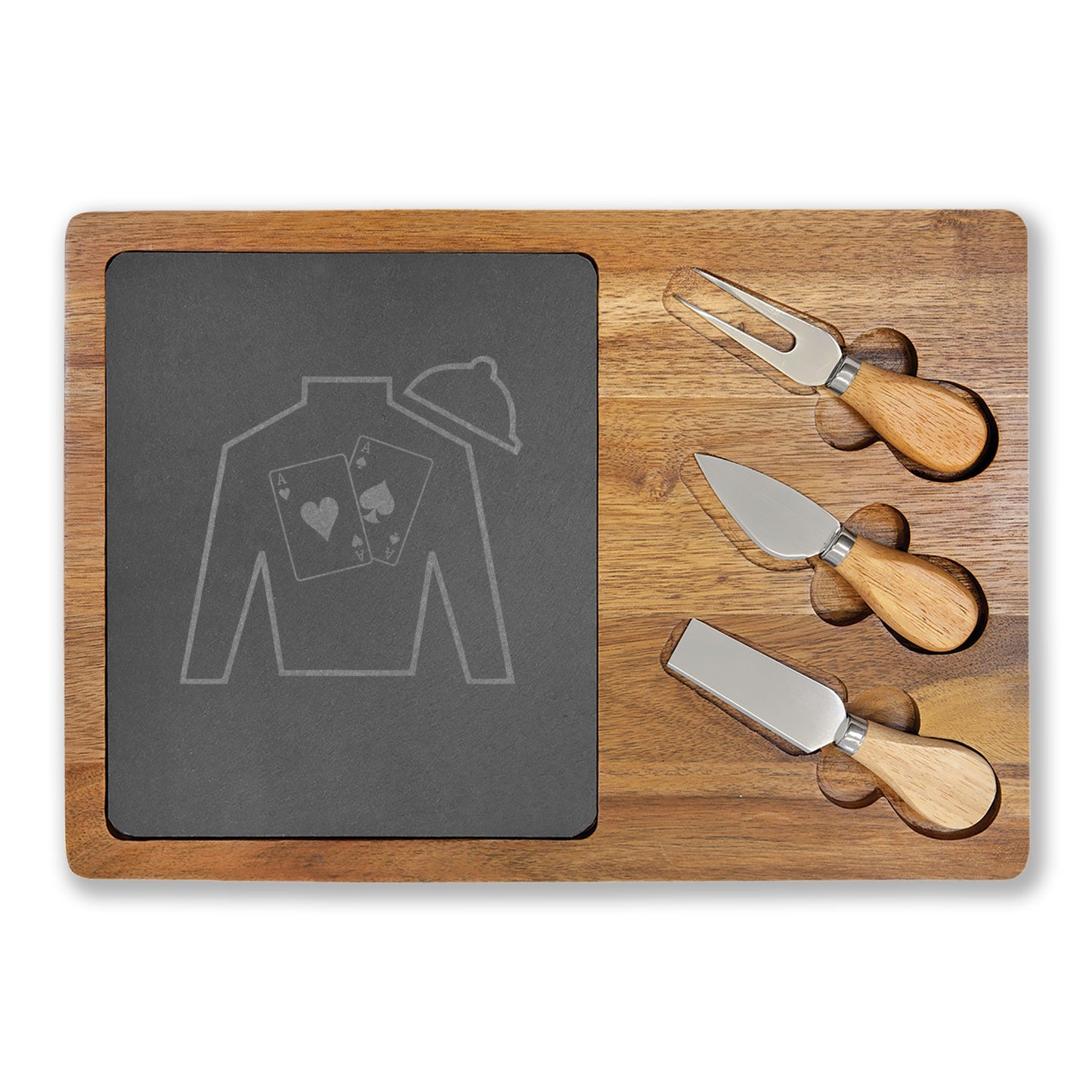 Charcuterie Board (Engraving) - Silks outline