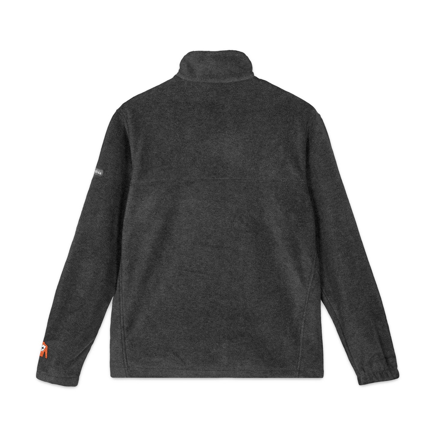 Embroidered Unisex Columbia Fleece Jacket - Aces On The Rail + Silks sleeve detail