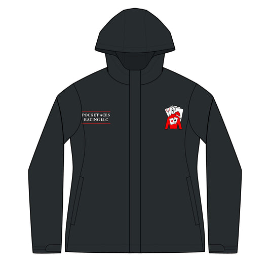 Women's Arcadia Jacket - Cards behind silks logo + company text