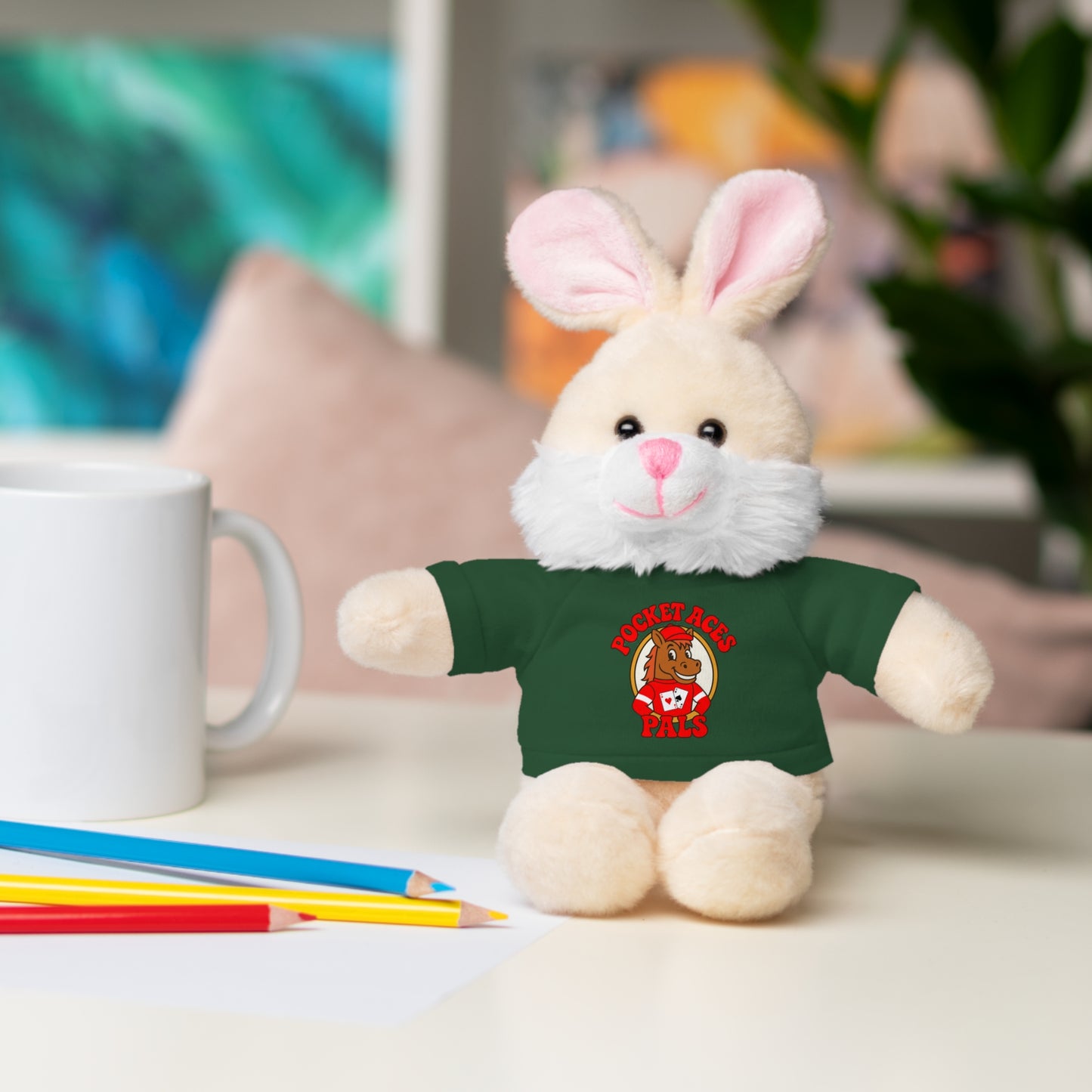 Pocket Aces Pals Stuffed Animals with Charlie Chips Tee