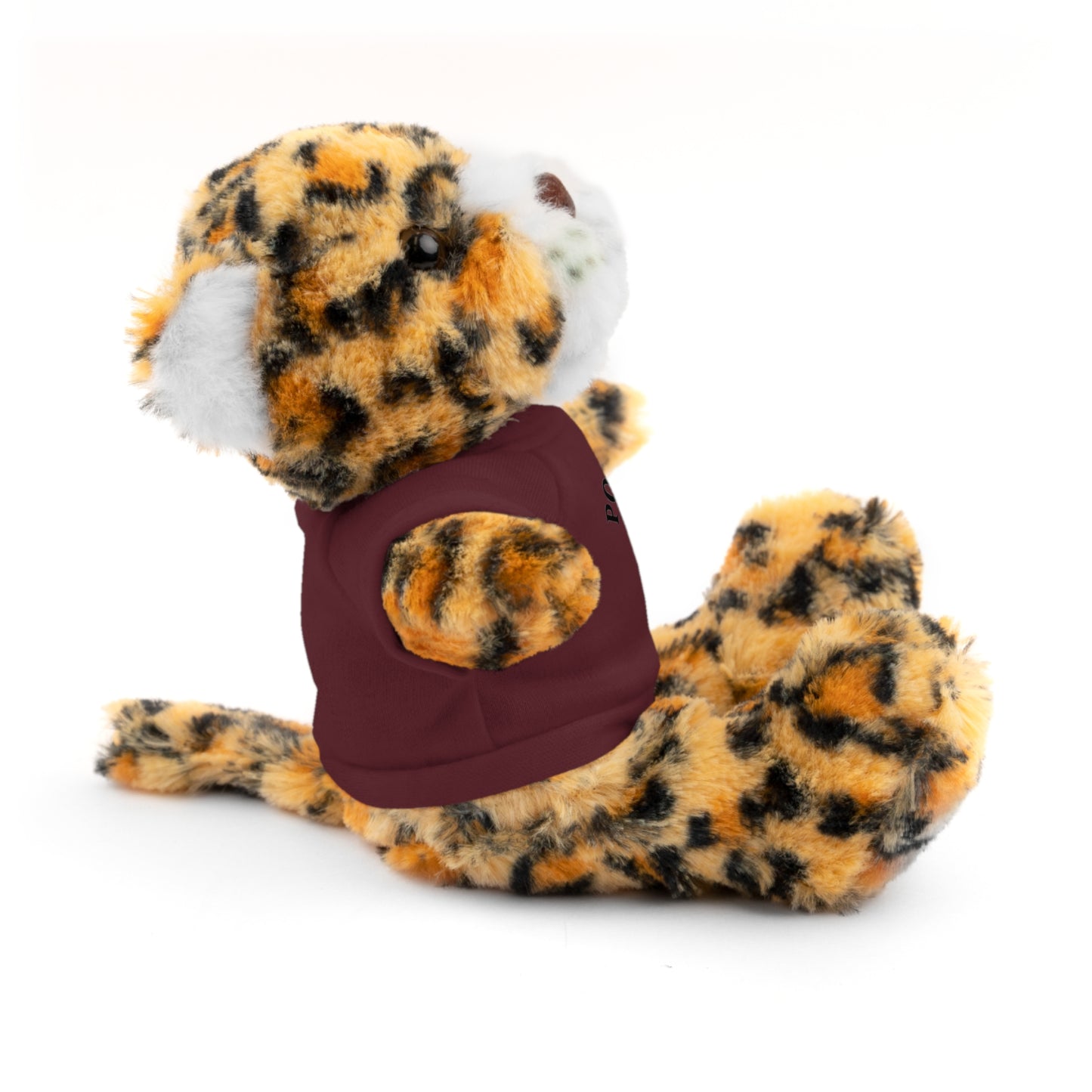 Stuffed Animals with Cards & Text logo Tee