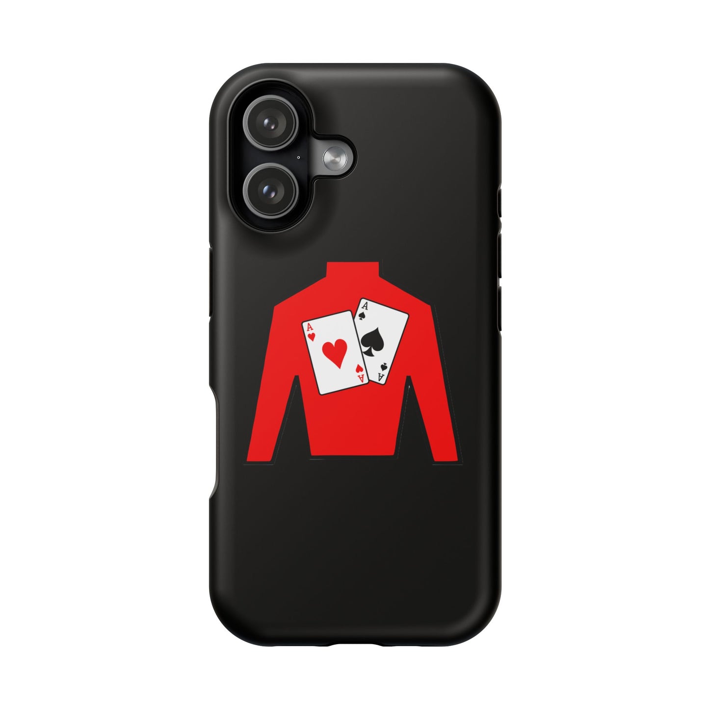 Magnetic Impact-Resistant Cases - Silks logo over black