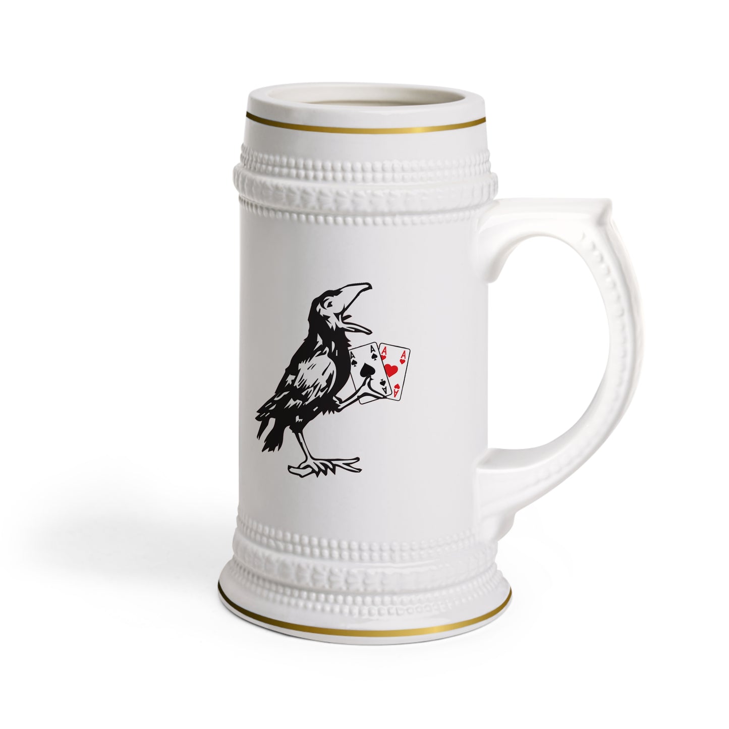 Ceramic Beer Stein — Vintage Rook Logo