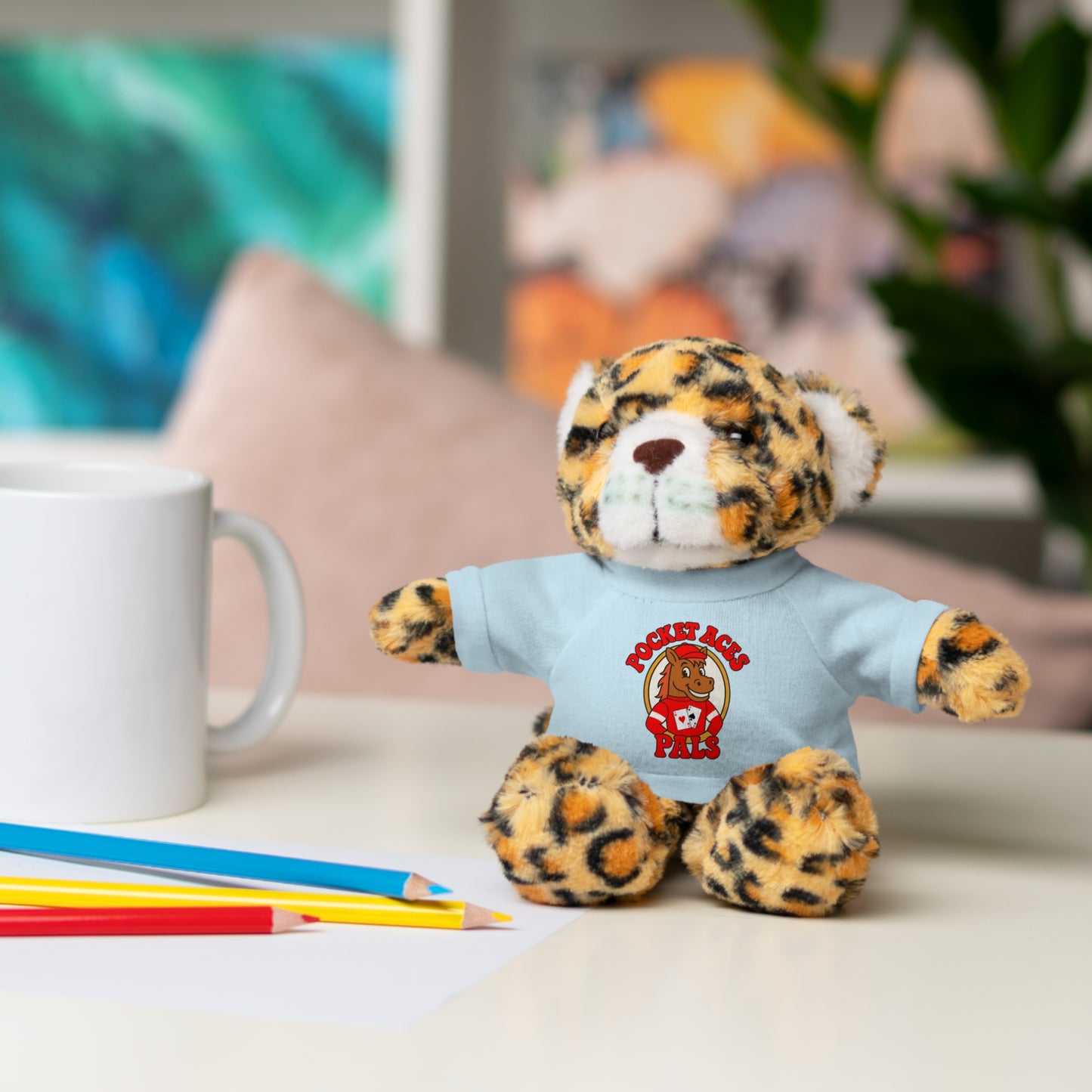 Pocket Aces Pals Stuffed Animals with Charlie Chips Tee