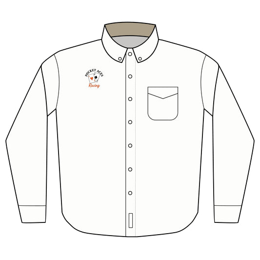 Port Authority® Unisex Long Sleeve Shirt (Embroidery) - Text & Cards logo