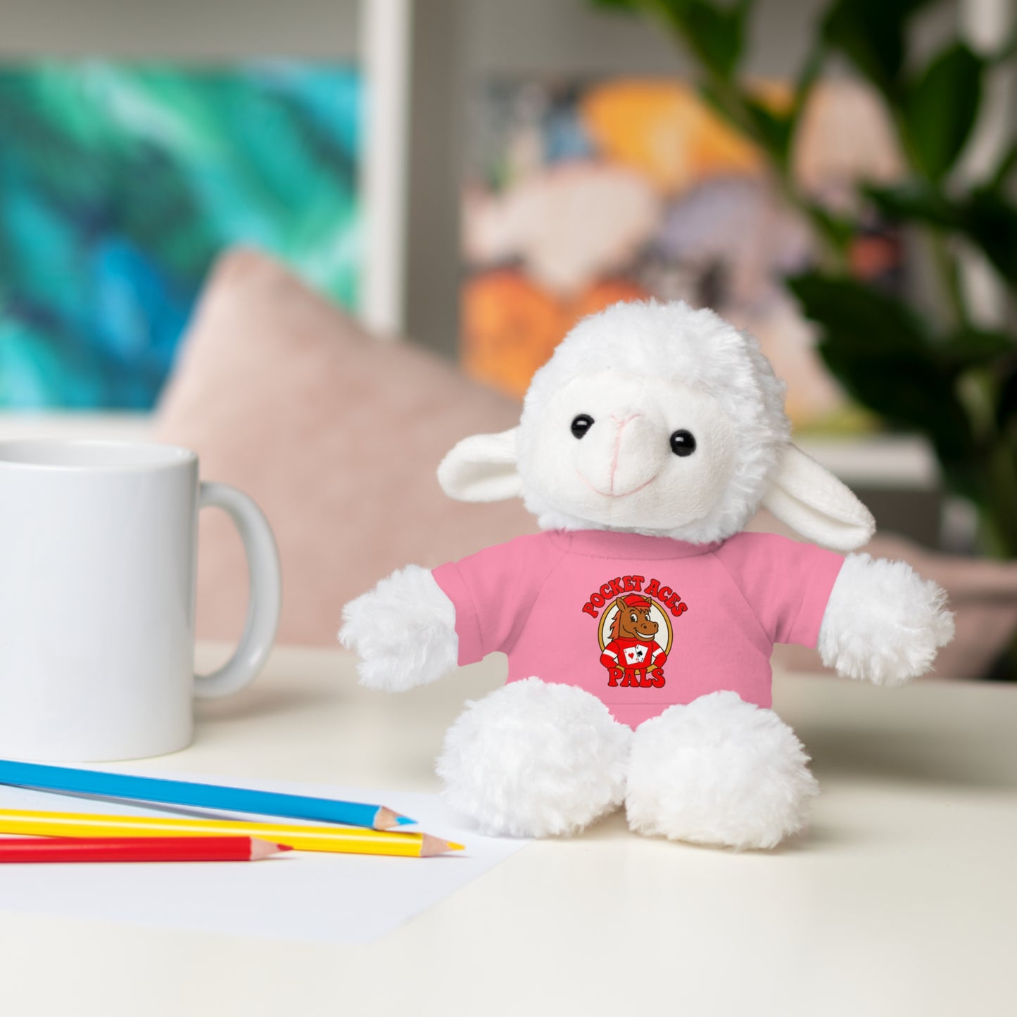Pocket Aces Pals Stuffed Animals with Charlie Chips Tee